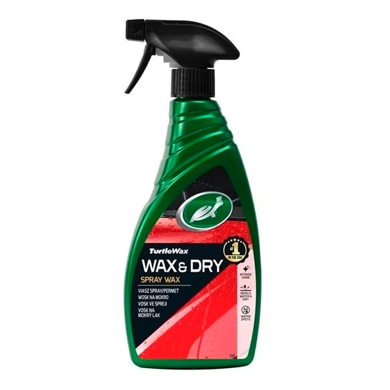 Полироль Turtle Wax Wax & Dry для влажного кузова 500 мл (52795) Полироль Turtle Wax Wax & Dry для влажного кузова 500 мл (52795)