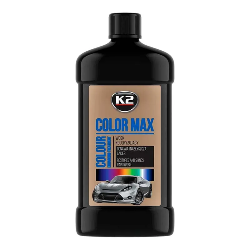Полироль восковой для кузова K2 PERFECT COLOR MAX BLACK 500мл (K025CA) Полироль восковой для кузова K2 PERFECT COLOR MAX BLACK 500мл (K025CA)