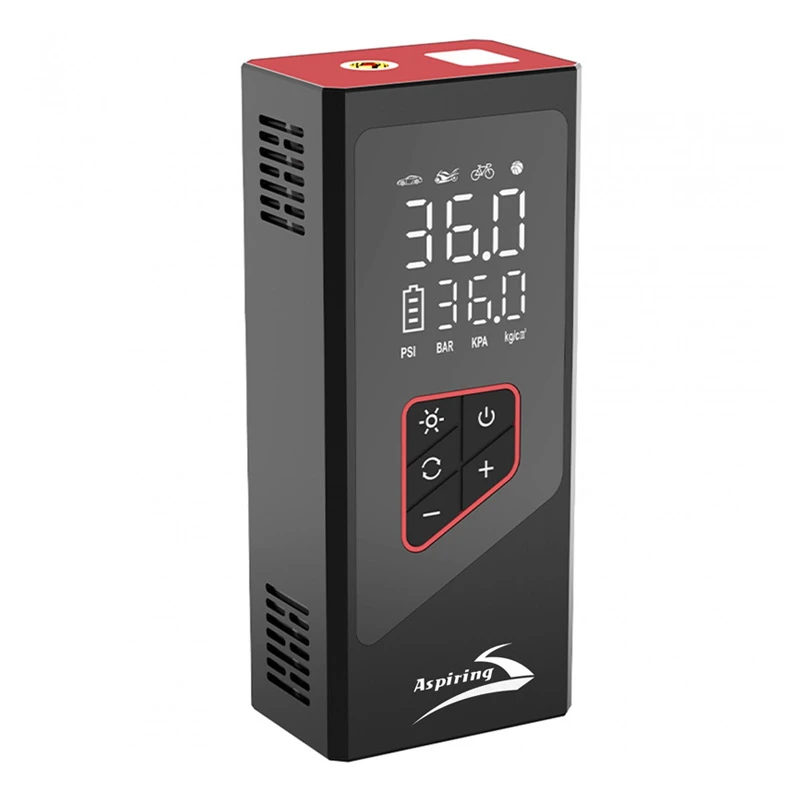 Портативний автокомпресор Aspiring Storm 3 Powerbank 90W 30 L/min (ST.90W) Портативний автокомпресор Aspiring Storm 3 Powerbank 90W 30 L/min (ST.90W)