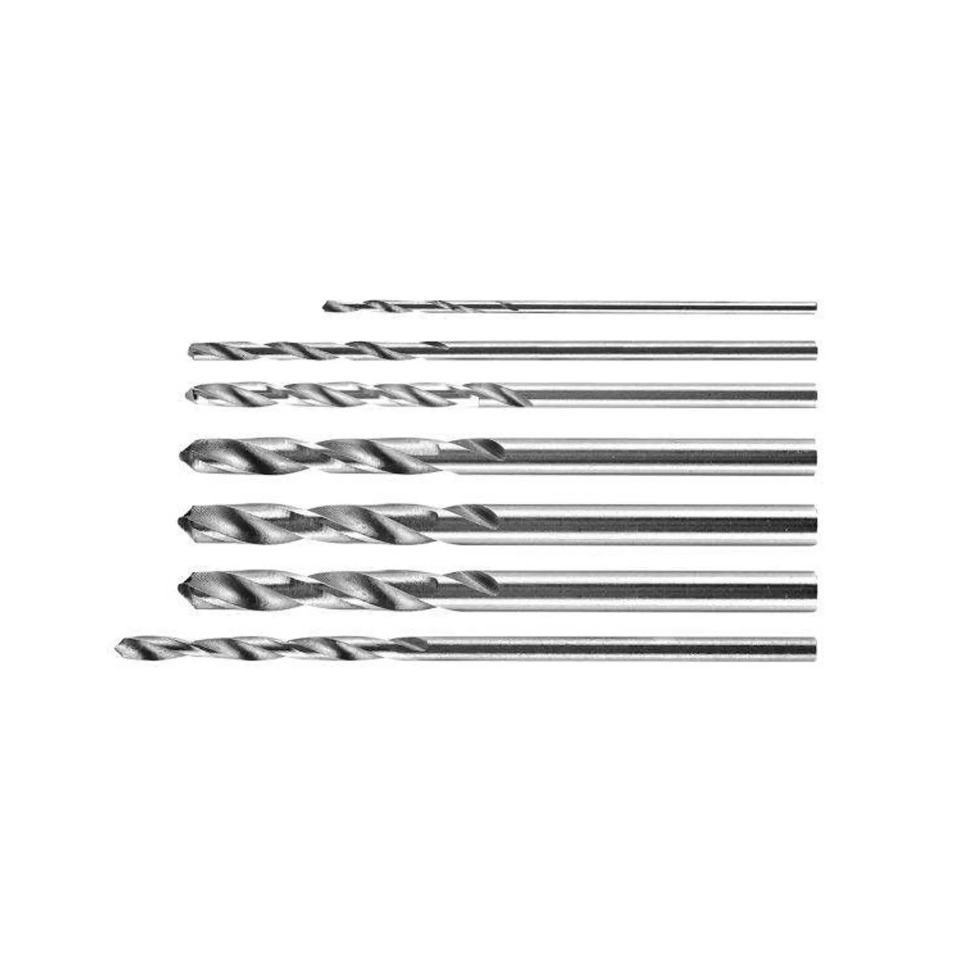 Прецизионные сверла GRAPHITE 0,8-3,2 мм 7 шт (55H075) Прецизионные сверла GRAPHITE 0,8-3,2 мм 7 шт (55H075)