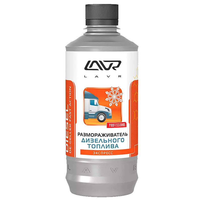 Присадка к топливу LAVR Diesel Defroster 450мл (Ln2130) Присадка к топливу LAVR Diesel Defroster 450мл (Ln2130)
