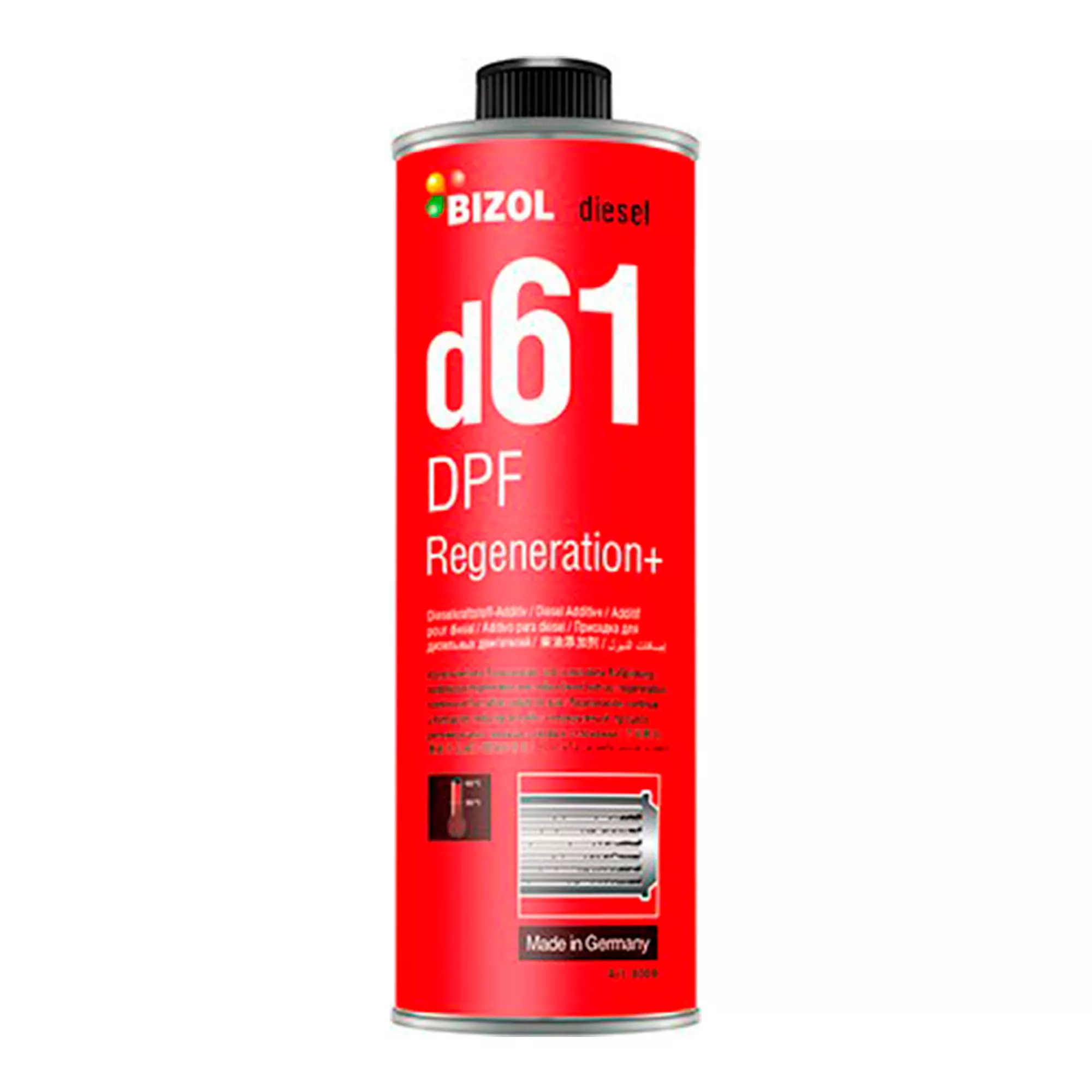 Присадка в топливо BIZOL DPF Regeneration для защиты сажевого фильтра 0,25л (B8009) Присадка в топливо BIZOL DPF Regeneration для защиты сажевого фильтра 0,25л (B8009)