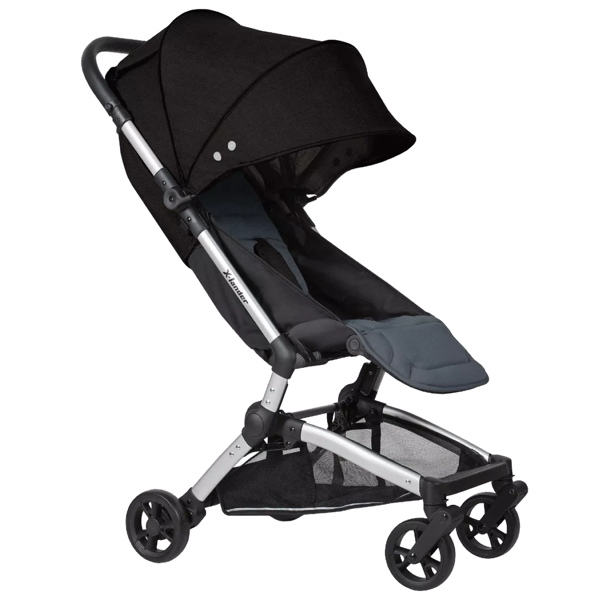 Прогулочная коляска X-Lander X-Fly c сумкой X-Bag lite Lunar Black (73531)