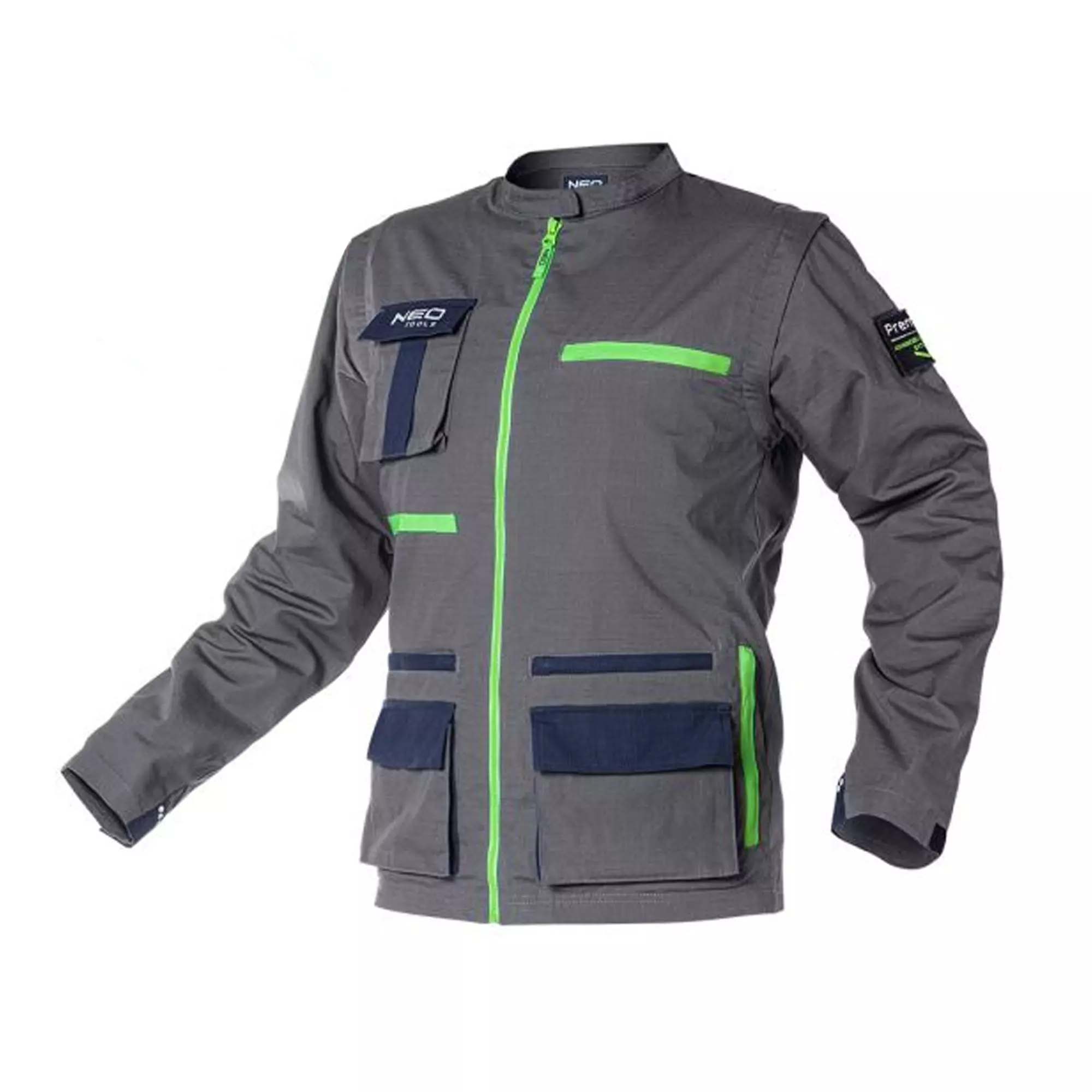 Рабочая куртка NEO TOOLS PREMIUM, 100% хлопок, рипстоп, размер XXL (81-217-XXL)