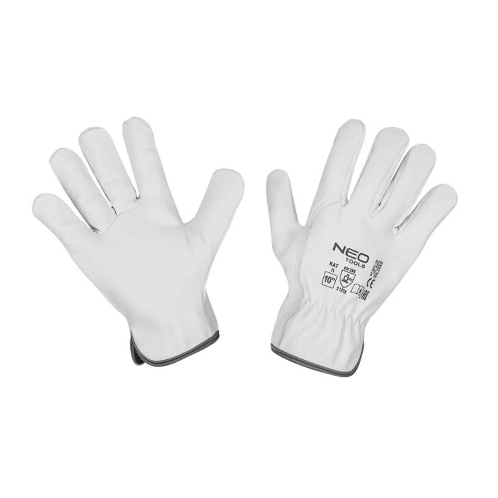 Робочі рукавички NEO TOOLS, 2122X, козяча шкіра, розмір 10", CE (97-657-10)