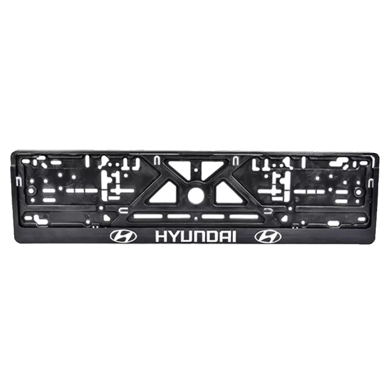 Рамка под номерной знак (рельефная) Hyundai (9212017)