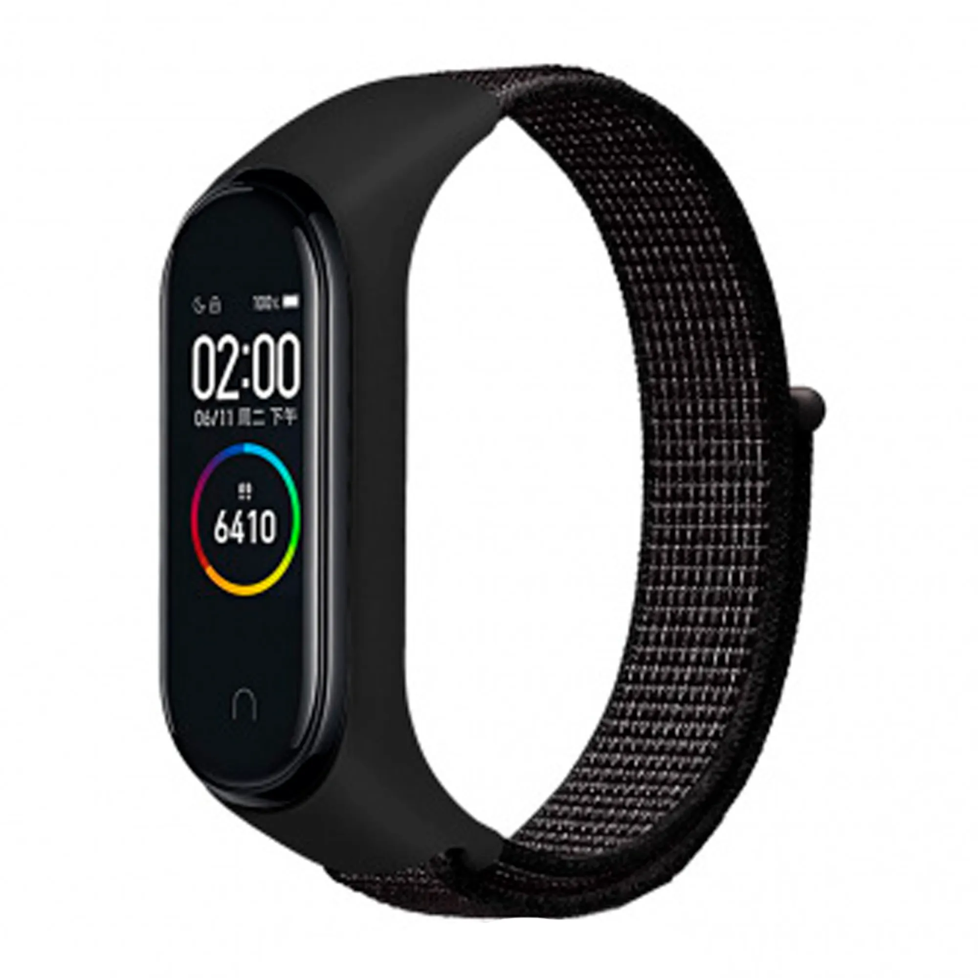 Ремінець BeCover Nylon Style для Xiaomi Mi Smart Band 5/6 Black (705415)