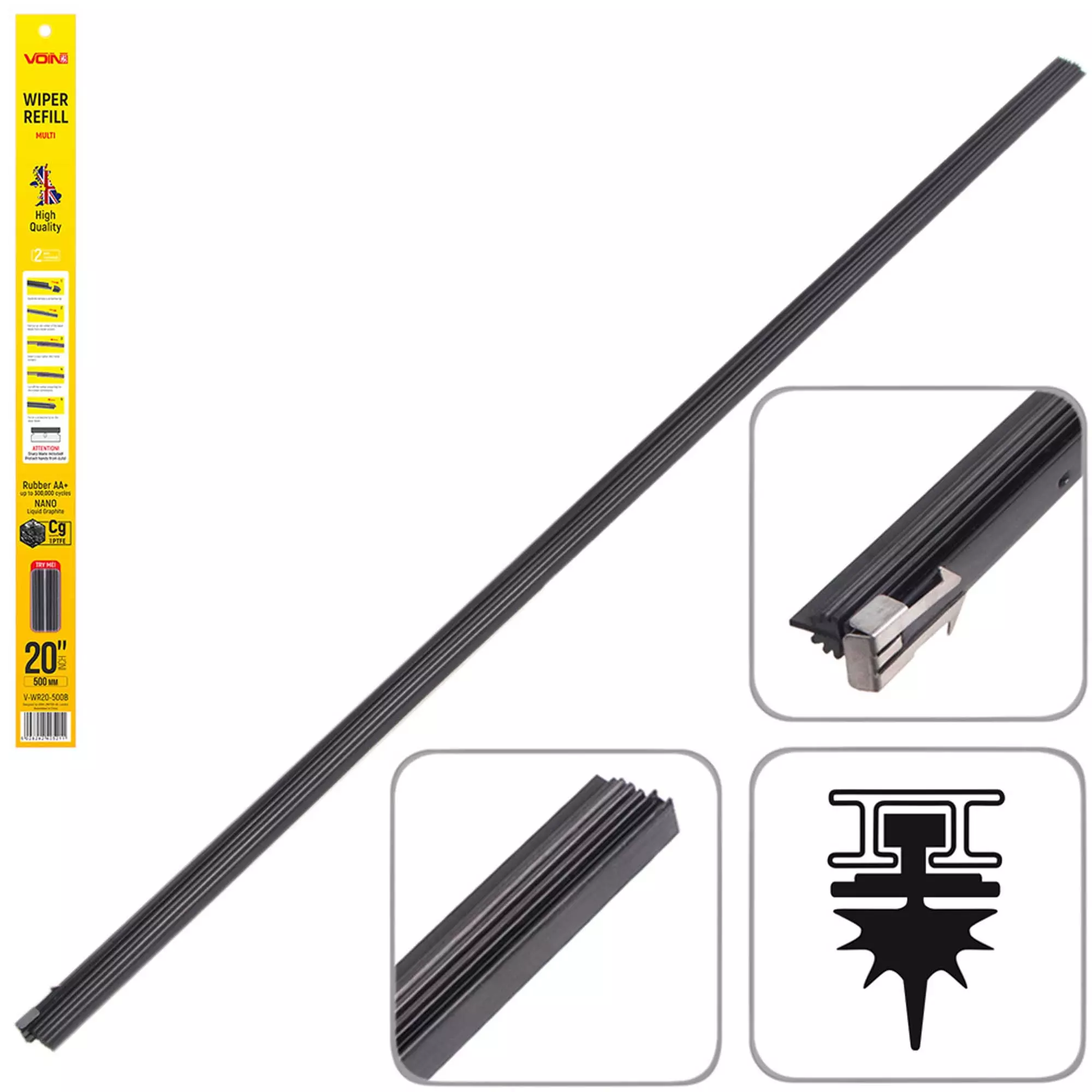 Voin  V-WR20-500B Щетки стеклоочистителя