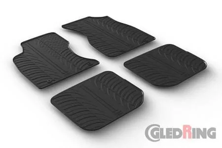 Резиновые коврики Gledring для Audi A4 (B5)(mkI) 1996-2000 (GR 0256)