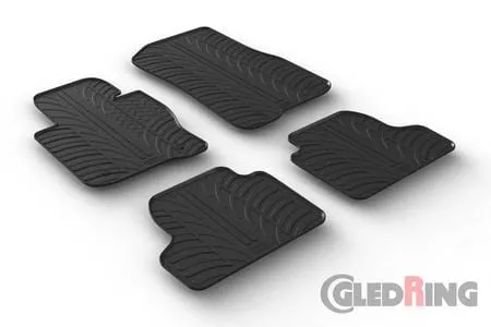 Резиновые коврики Gledring для BMW 4-series (F32) 2013-> automatic / (F36) 2014-> (GR 0348)