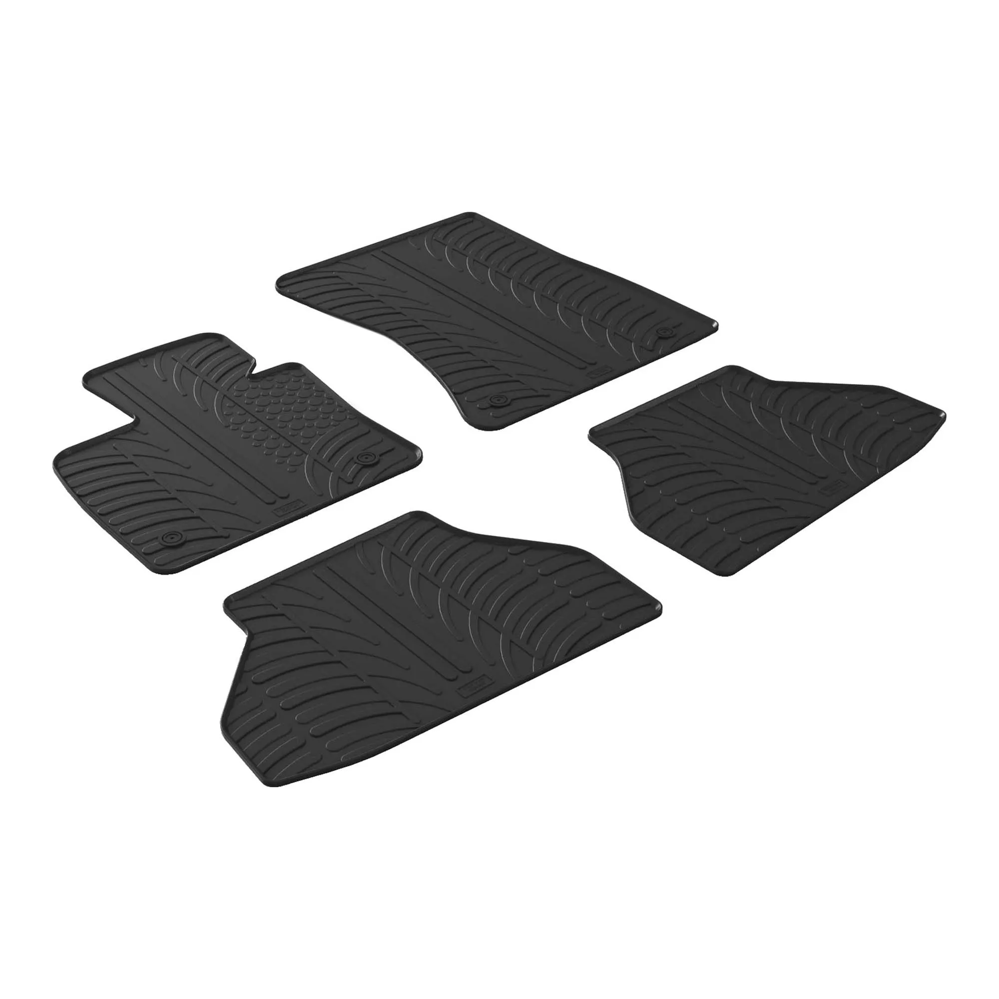 Резиновые коврики Gledring для BMW X6 (E71) 2008-2014 (GR 0355)
