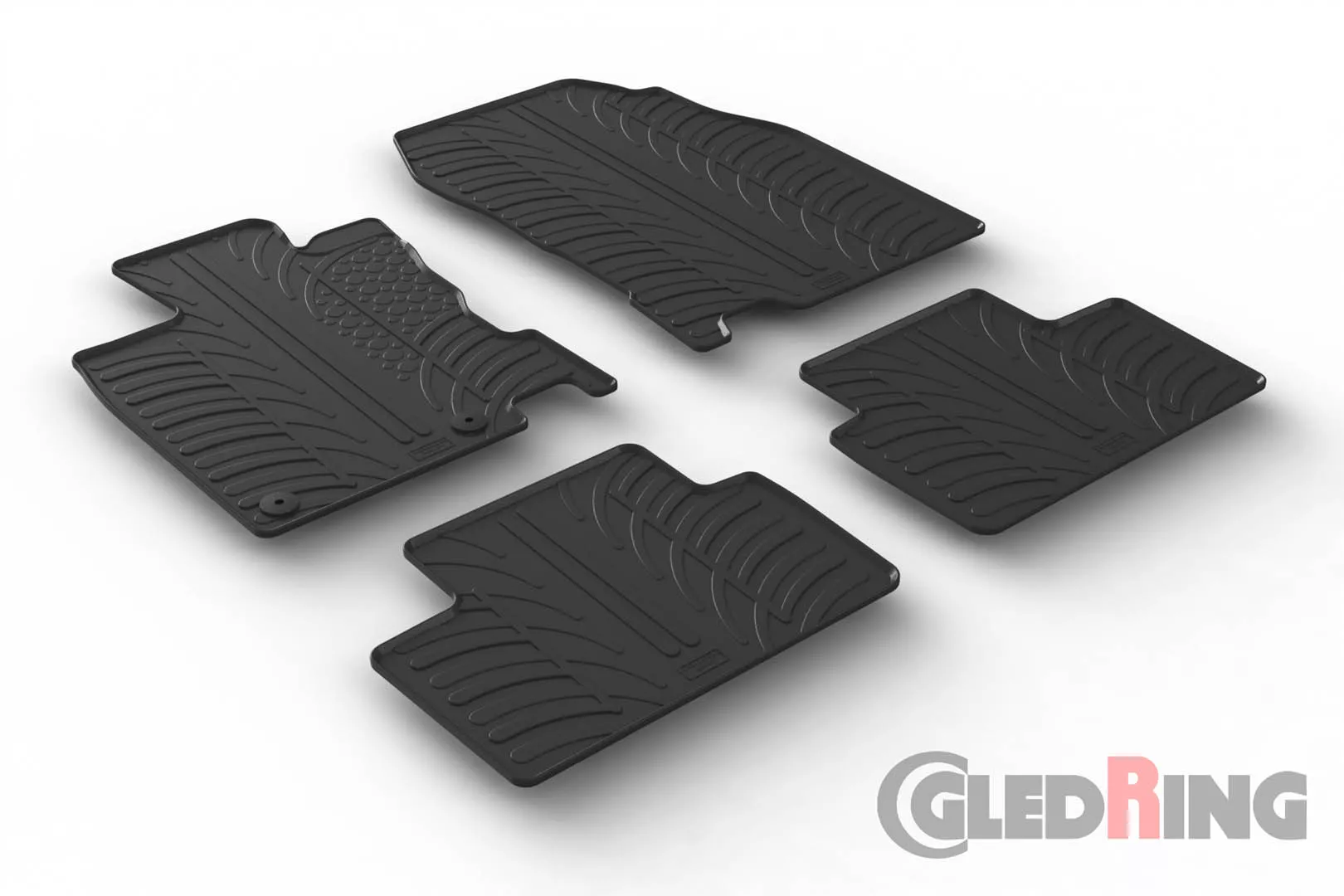 Гумові килимки Gledring для Renault Kadjar 2015-> (GR 0056)