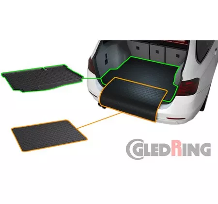 Резиновые коврики в багажник Gledring для Ford Fiesta (5 door hatch)(mkVIII) 2015-> (GR 1310)