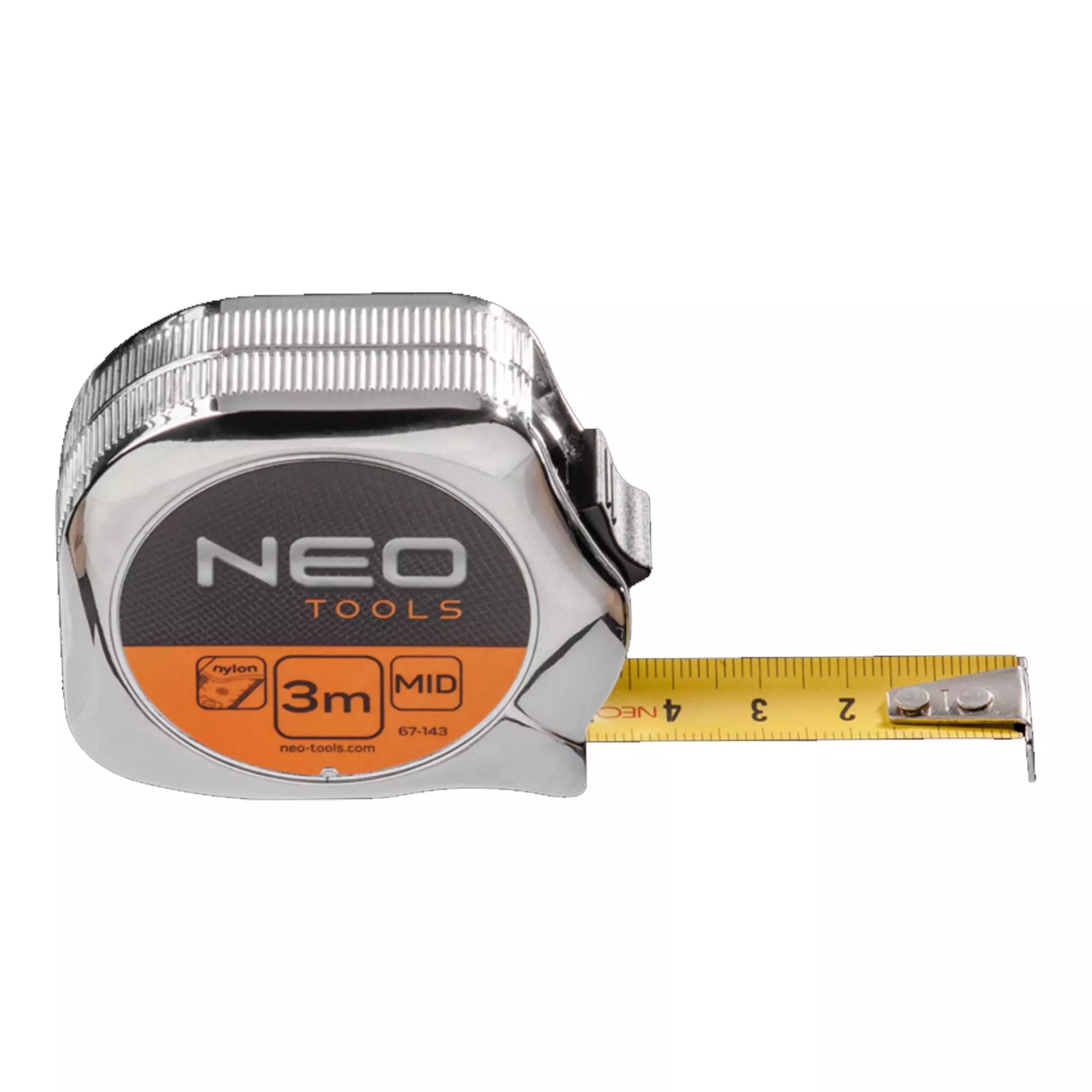 Рулетка NEO TOOLS, стальная лента 3 м x 16 мм (67-143) Рулетка NEO TOOLS, стальная лента 3 м x 16 мм (67-143)