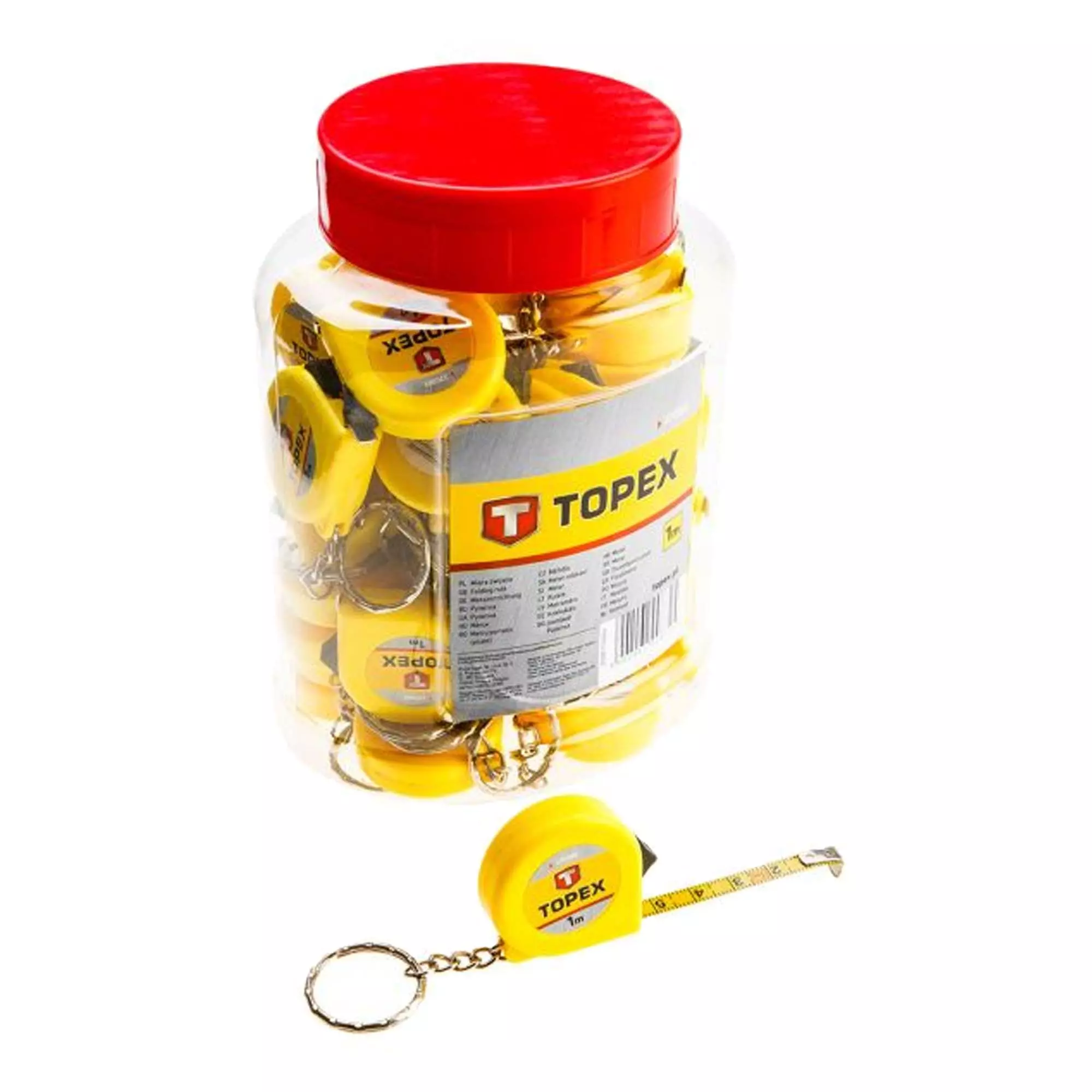 Рулетка TOPEX, 1м х 4 мм (27C001) Рулетка TOPEX, 1м х 4 мм (27C001)