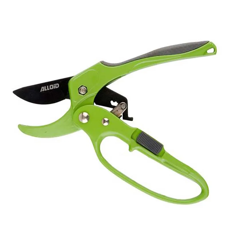 Секатор Alloid с храповым механизмом 180 мм