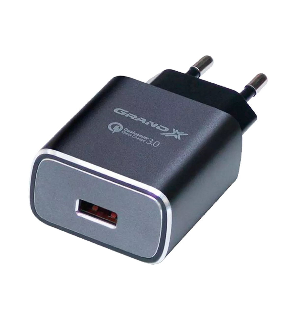 Сетевое зарядное устройство Grand-X QС3.0 (3xUSB 1.5A/2A/3A) Grey (CH-750G) Сетевое зарядное устройство Grand-X QС3.0 (3xUSB 1.5A/2A/3A) Grey (CH-750G)
