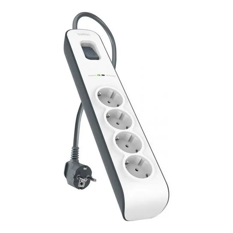 Сетевой фильтр-удлинитель Belkin 4хSchuko 16А 2м (BSV400vf2M) Сетевой фильтр-удлинитель Belkin 4хSchuko 16А 2м (BSV400vf2M)