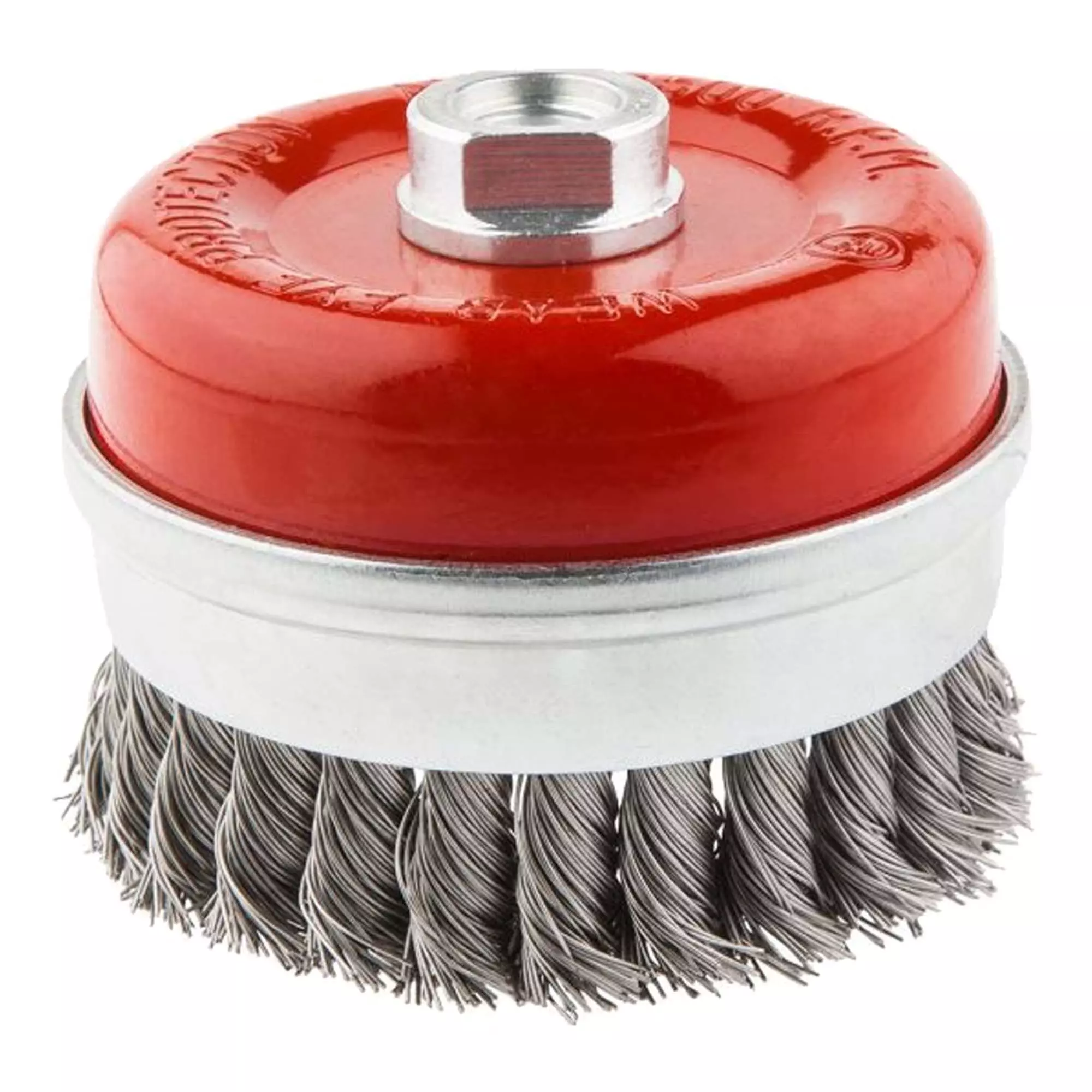 Щітка дротяна чашкова GRAPHITE 100 мм x М14, INOX, посилена конструкція (57H587) Щітка дротяна чашкова GRAPHITE 100 мм x М14, INOX, посилена конструкція (57H587)