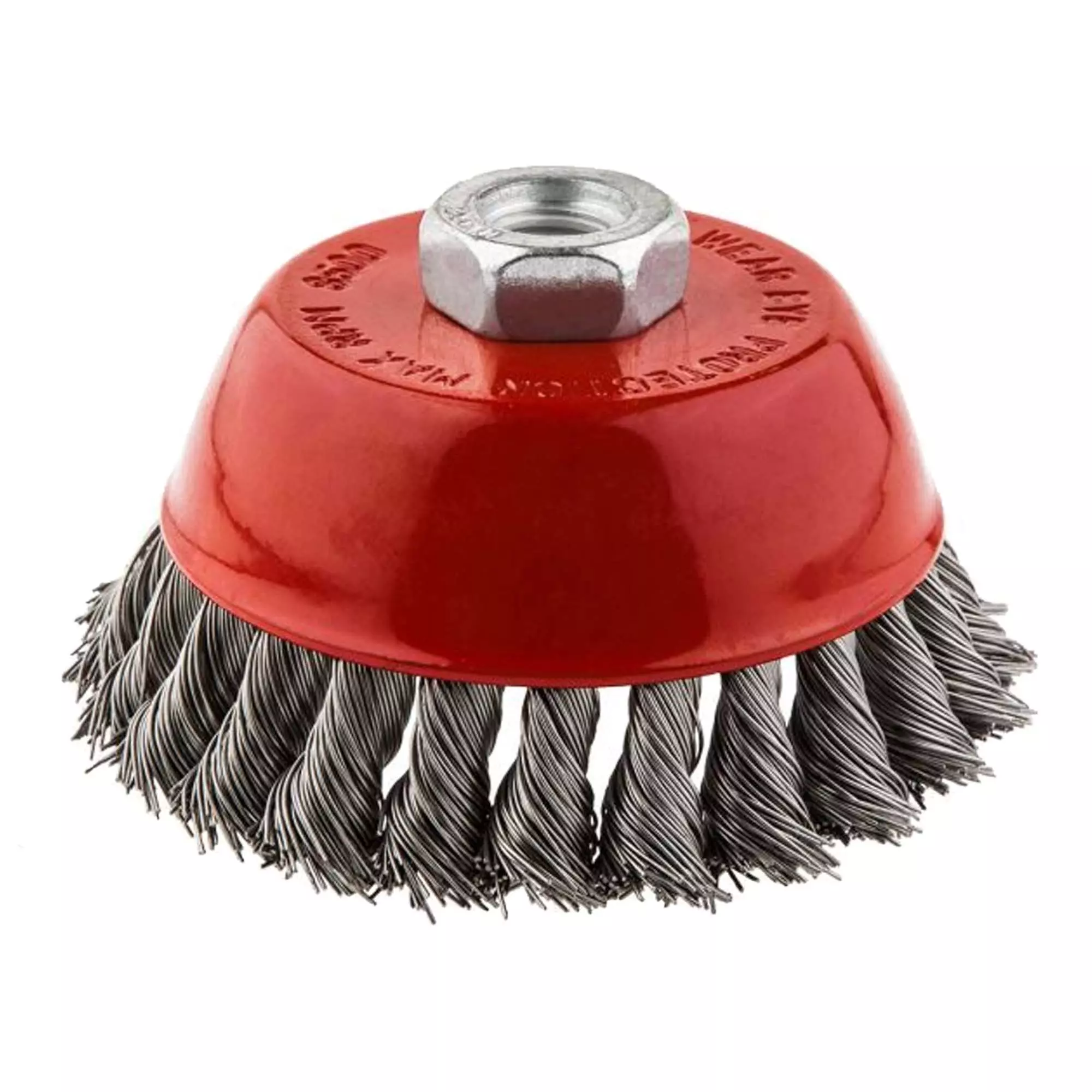 Щетка проволочная чашечная GRAPHITE 100 мм x М14, INOX (57H583) Щетка проволочная чашечная GRAPHITE 100 мм x М14, INOX (57H583)
