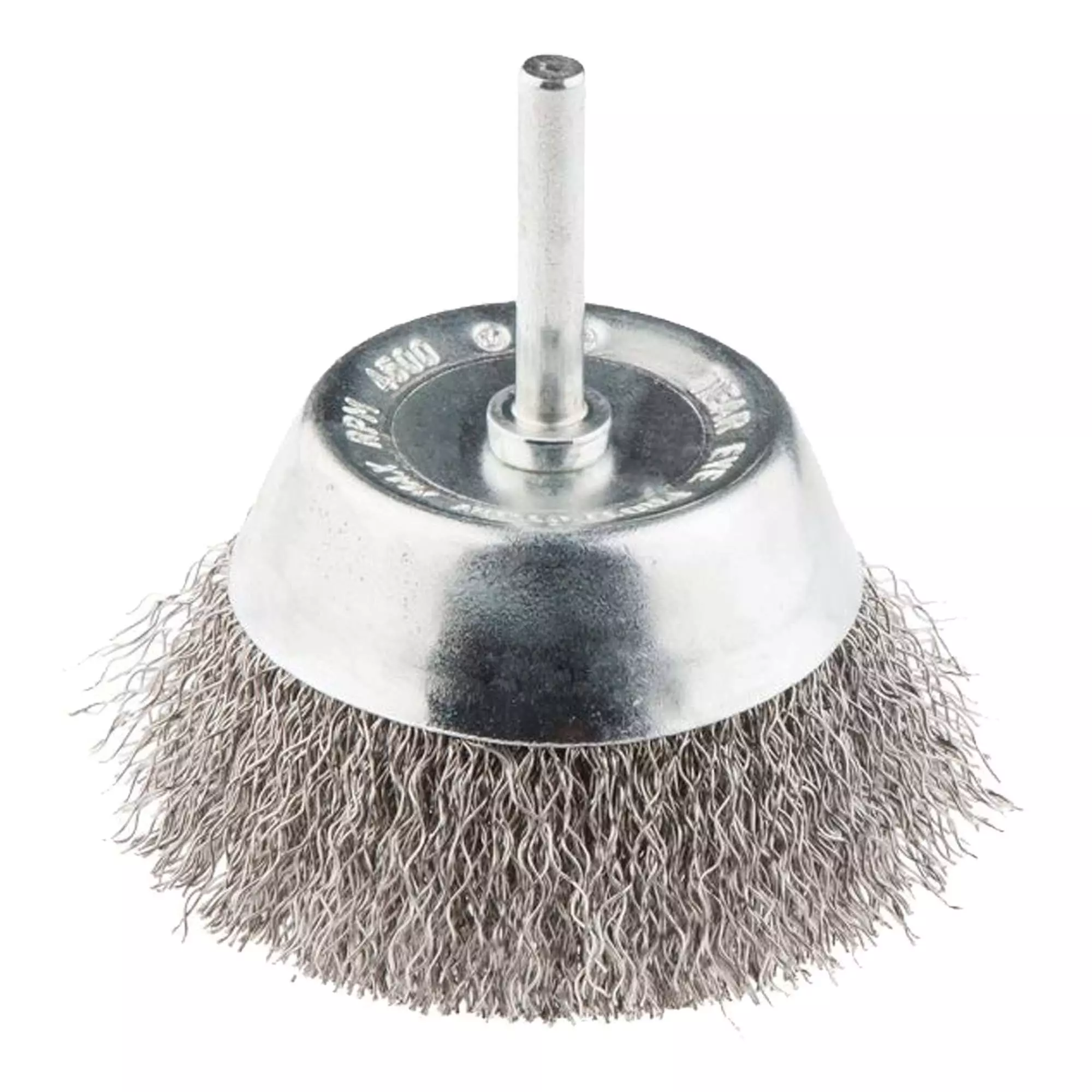 Щетка проволочная чашечная GRAPHITE 50 мм, INOX, хвостовик (57H599) Щетка проволочная чашечная GRAPHITE 50 мм, INOX, хвостовик (57H599)