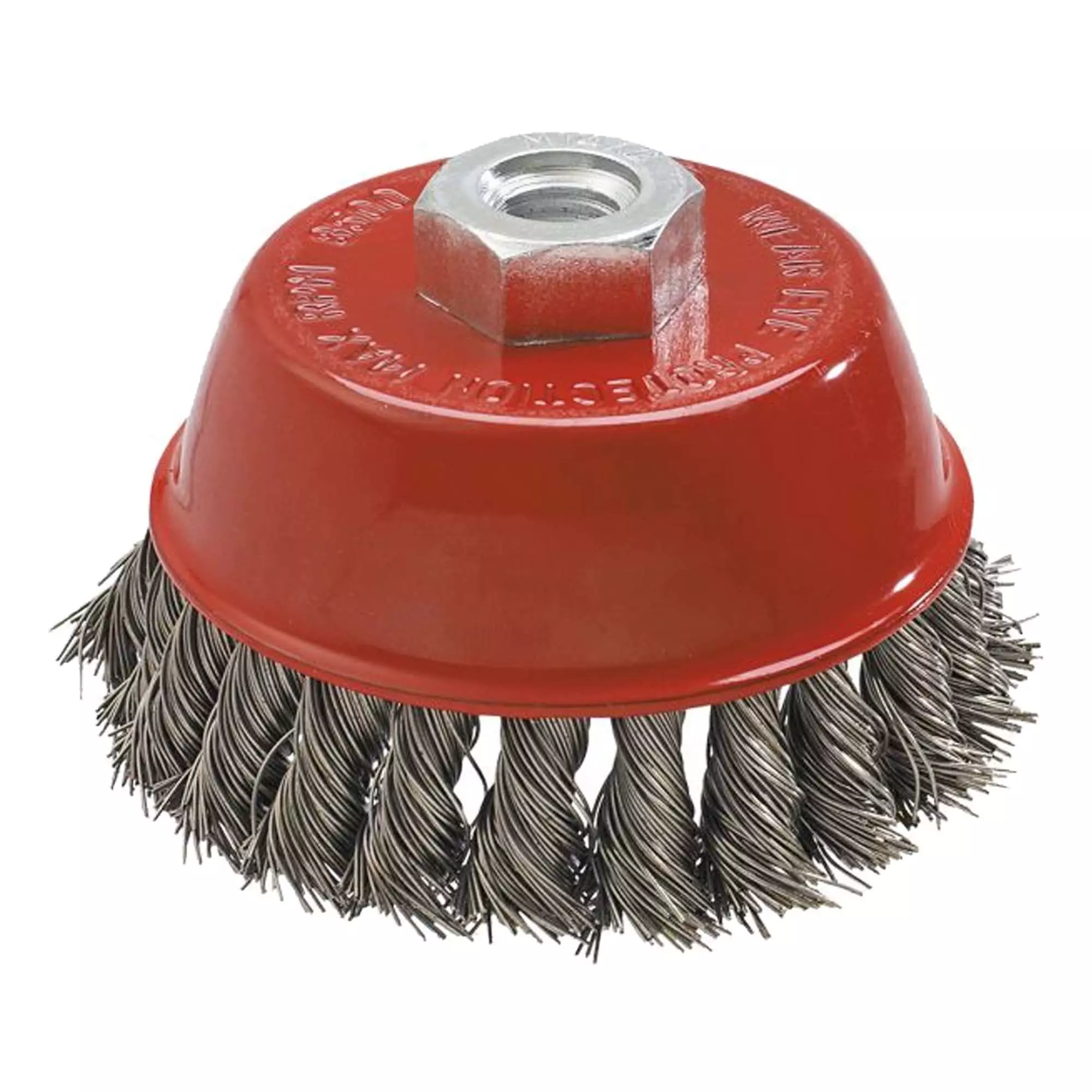 Щетка проволочная чашечная GRAPHITE 65 мм x М14, INOX (57H581) Щетка проволочная чашечная GRAPHITE 65 мм x М14, INOX (57H581)