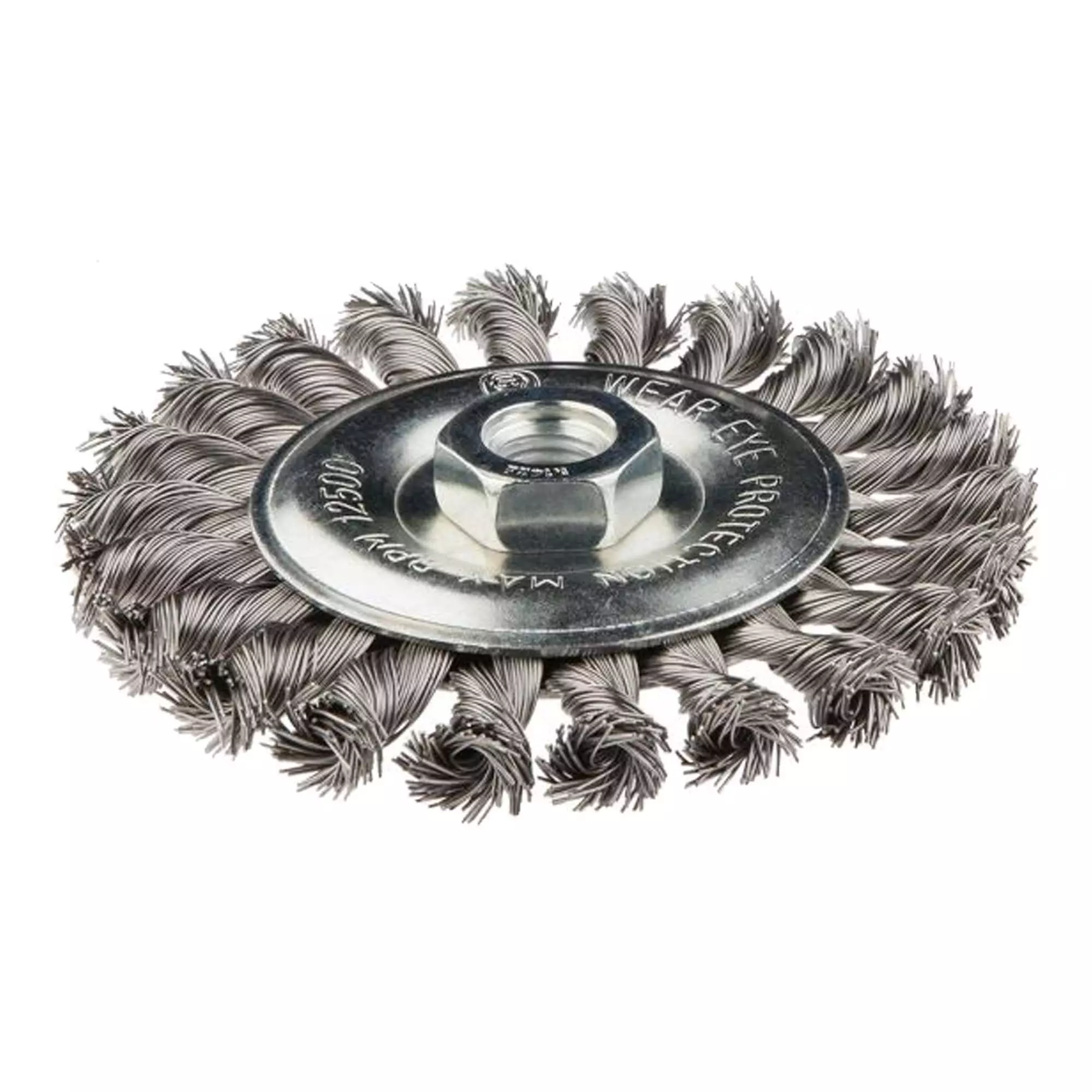 Щетка проволочная дисковая GRAPHITE 125 мм x M14, INOX (57H598) Щетка проволочная дисковая GRAPHITE 125 мм x M14, INOX (57H598)