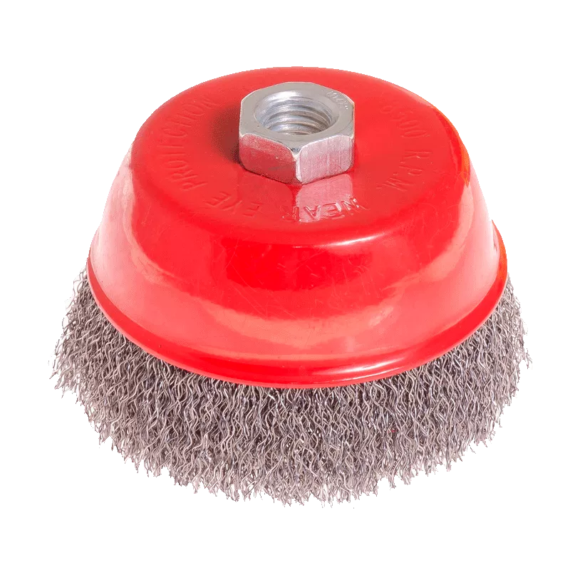 Щетка торцевая из рифленой проволоки D100 М14 MASTER TOOL (19-7210) Щетка торцевая из рифленой проволоки D100 М14 MASTER TOOL (19-7210)