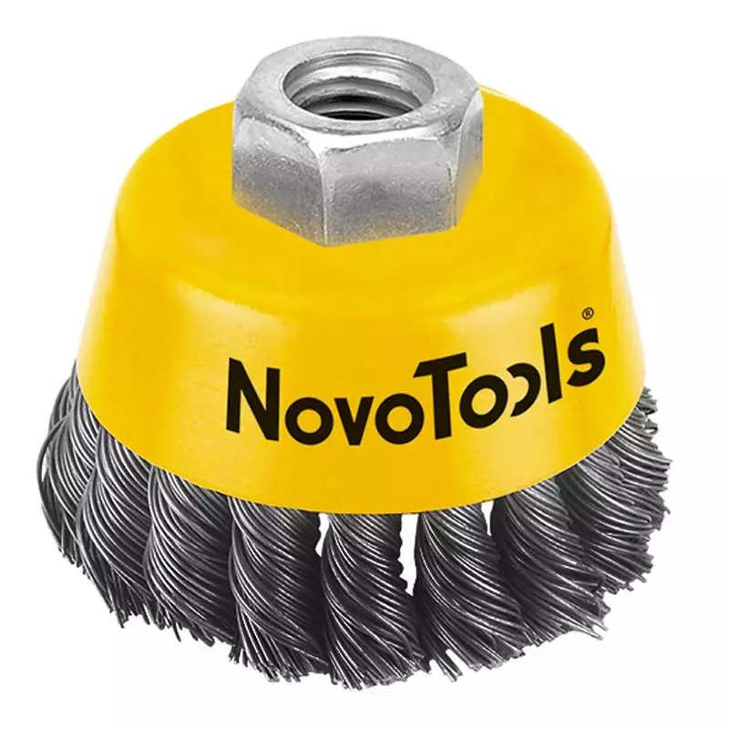 Щетка торцевая NovoTools плетеная сталь 100 мм (NTWB10014ST)(132848) Щетка торцевая NovoTools плетеная сталь 100 мм (NTWB10014ST)(132848)