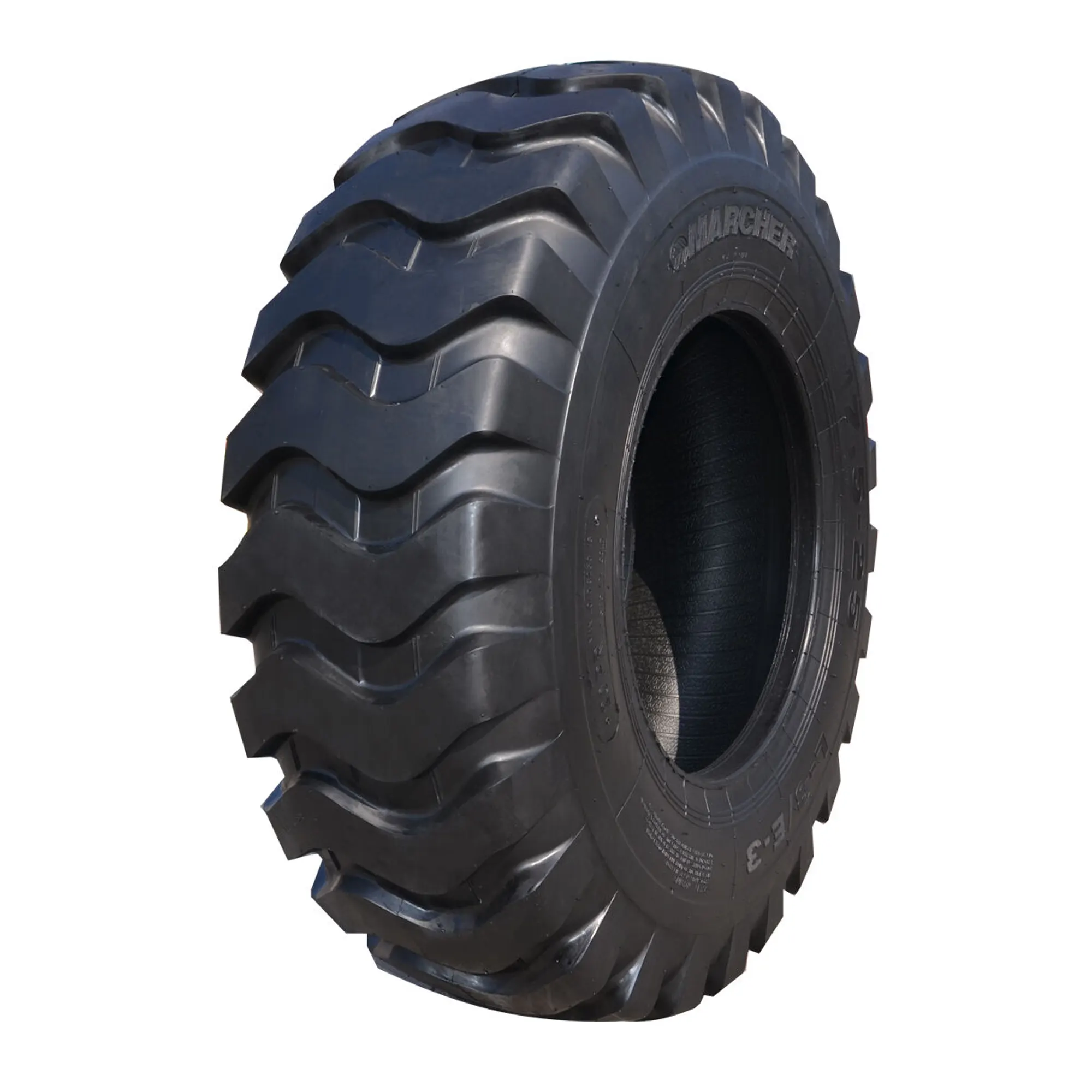 Шина Marcher E-3/L-3 W-1 TT 18,00-25-40PR з камерою та обідною стрічкою. Шина Marcher E-3/L-3 W-1 TT 18,00-25-40PR з камерою та обідною стрічкою.