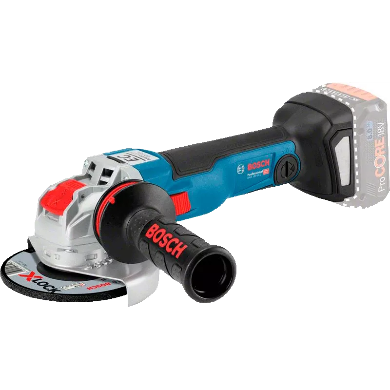 Шліфмашина кутова Bosch 18V-10 С, акумуляторна, 18В, 125 мм, 9000 об/хв. L-BOXX(0.601.7B0.200) Шліфмашина кутова Bosch 18V-10 С, акумуляторна, 18В, 125 мм, 9000 об/хв. L-BOXX(0.601.7B0.200)