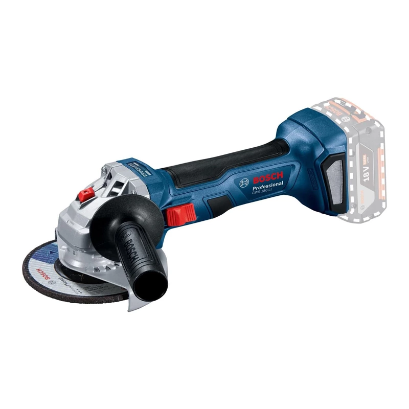 Шліфмашина кутова Bosch GWS 180-LI акумуляторна 18 В 125 мм М14 Solo (0.601.9H9.020) Шліфмашина кутова Bosch GWS 180-LI акумуляторна 18 В 125 мм М14 Solo (0.601.9H9.020)