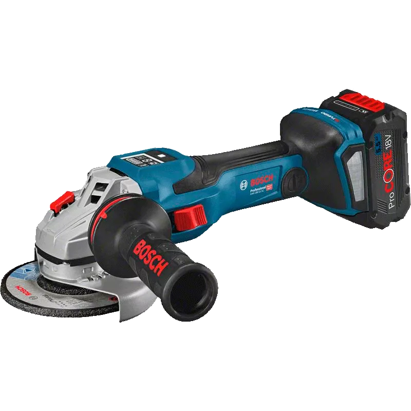 Шлифмашина угловая Bosch GWS 18V-15 SC,18В, 2x8Ah,125мм, 3400-11000об/мин,(0.601.9H6.101) Шлифмашина угловая Bosch GWS 18V-15 SC,18В, 2x8Ah,125мм, 3400-11000об/мин,(0.601.9H6.101)