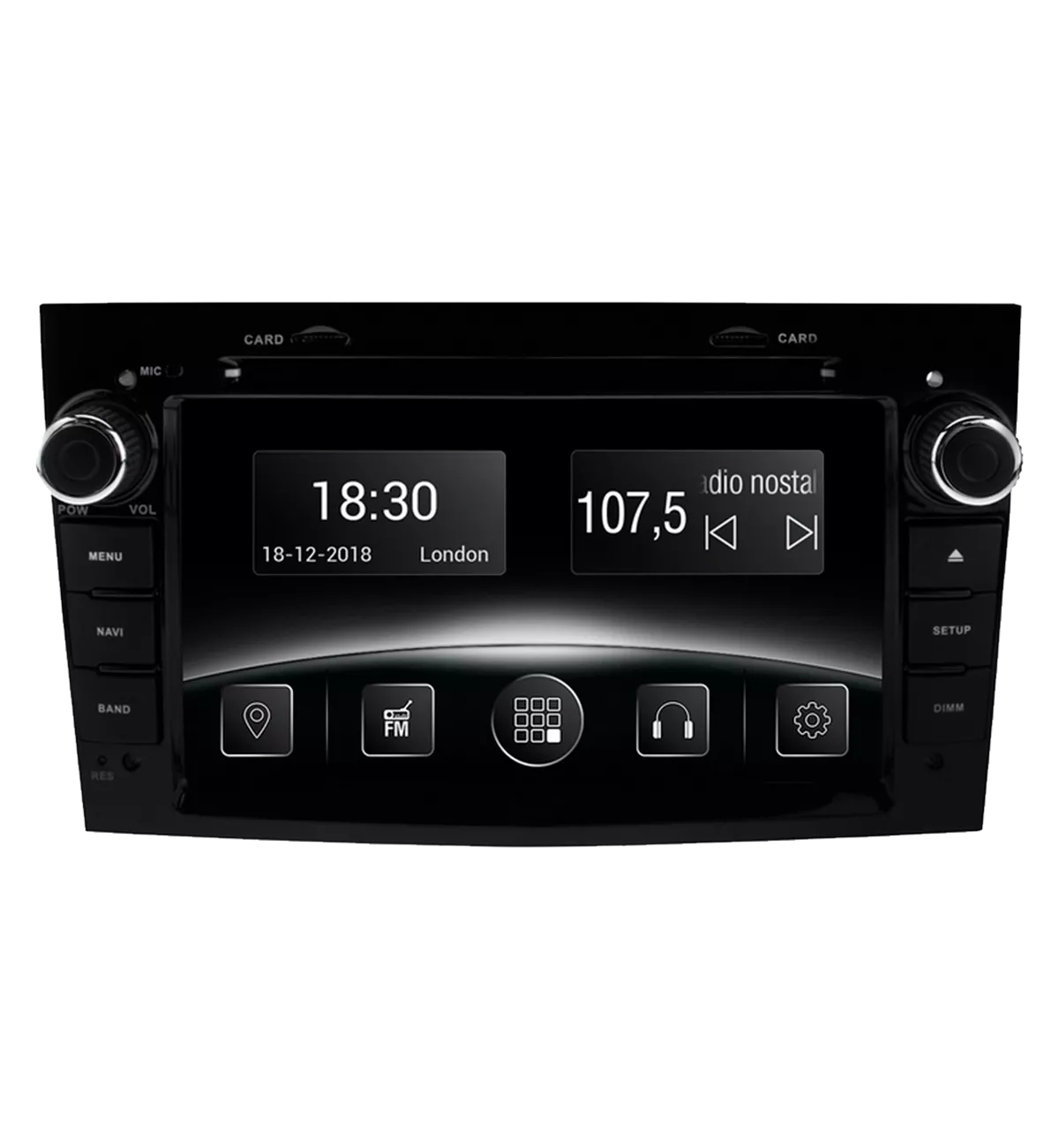 Gazer CM5007-L48F Мультимедійна система Opel Astra H (L48), Vectra C, Zafira B, 2004-2009