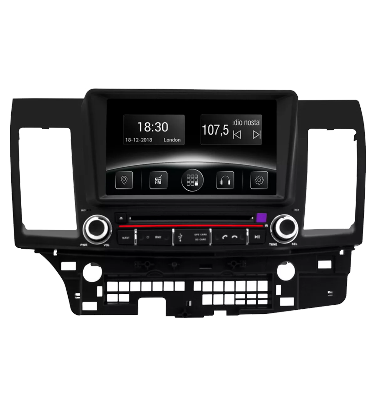 Gazer CM5008-CYA Мультимедійна автомобільна система для Mitsubishi Lancer (CYA) 2007-2013 Gazer CM5008-CYA Мультимедійна автомобільна система для Mitsubishi Lancer (CYA) 2007-2013
