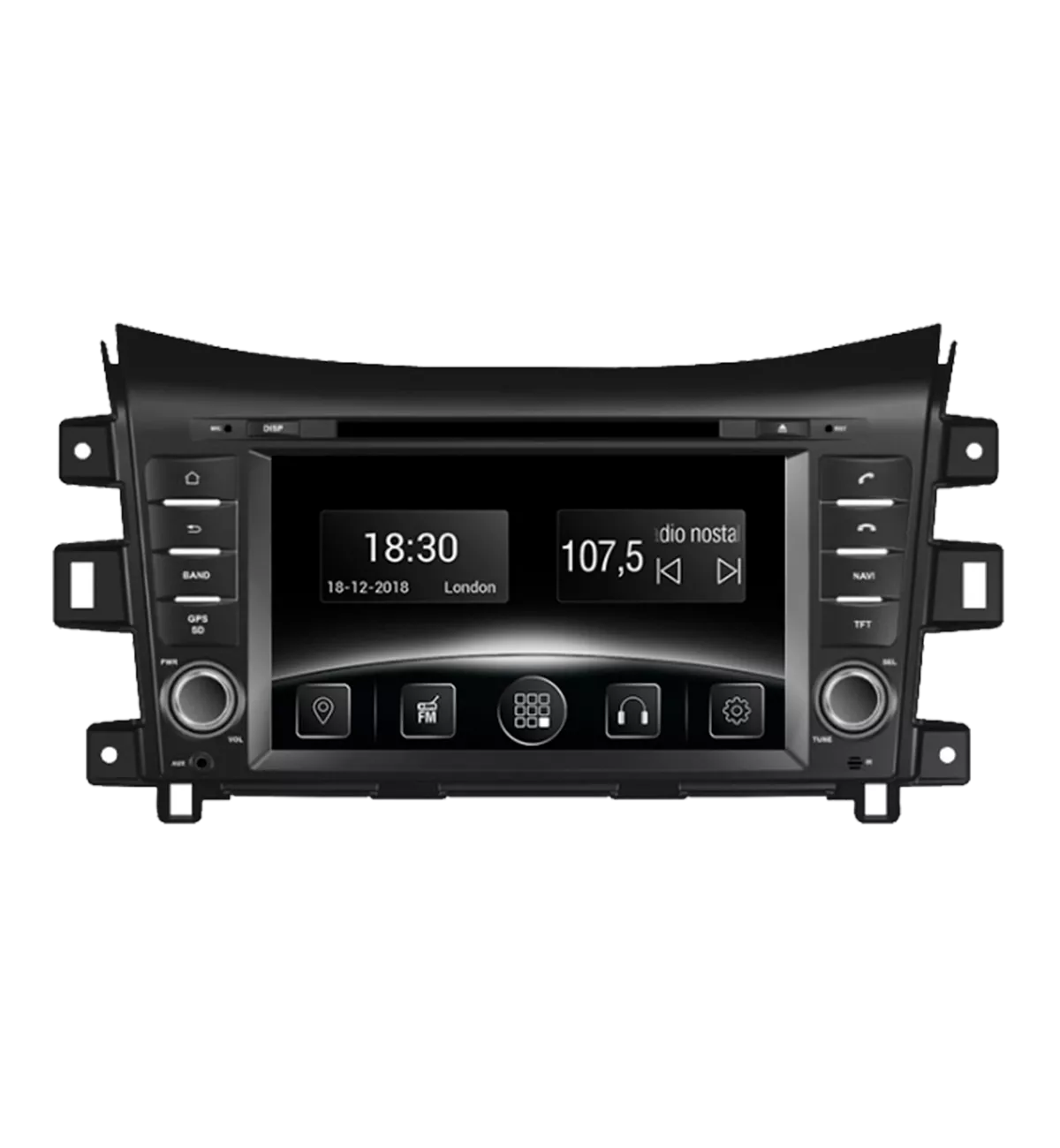 Gazer CM5008-D40 Мультимедийная автомобильная система для Nissan Navara (D40) 2014-2017 Gazer CM5008-D40 Мультимедийная автомобильная система для Nissan Navara (D40) 2014-2017