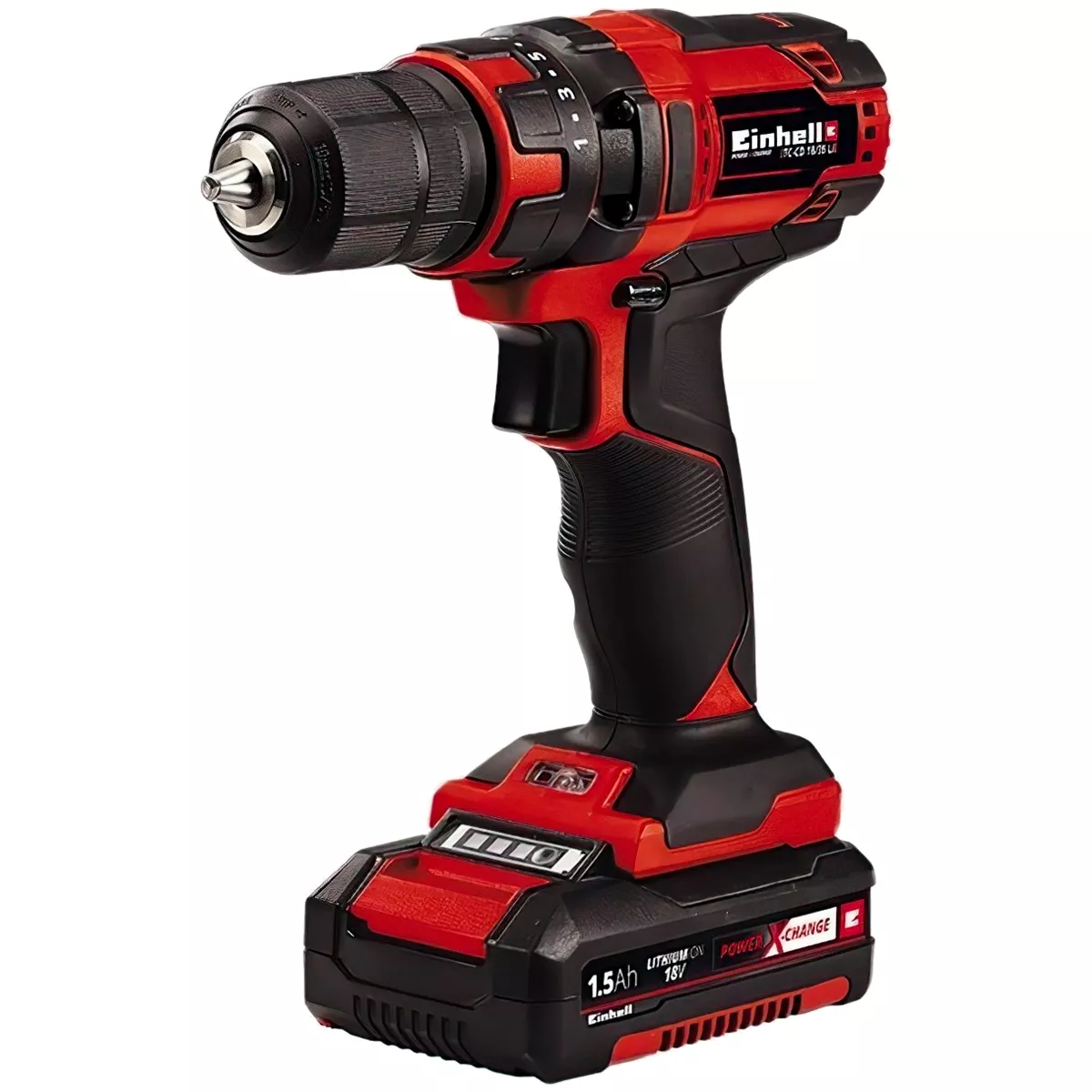 Шуруповерт-дрель Einhell TC-CD 18/35 Li (1x1,5 Ah) аккумуляторный, X-Change (4513914) Шуруповерт-дрель Einhell TC-CD 18/35 Li (1x1,5 Ah) аккумуляторный, X-Change (4513914)