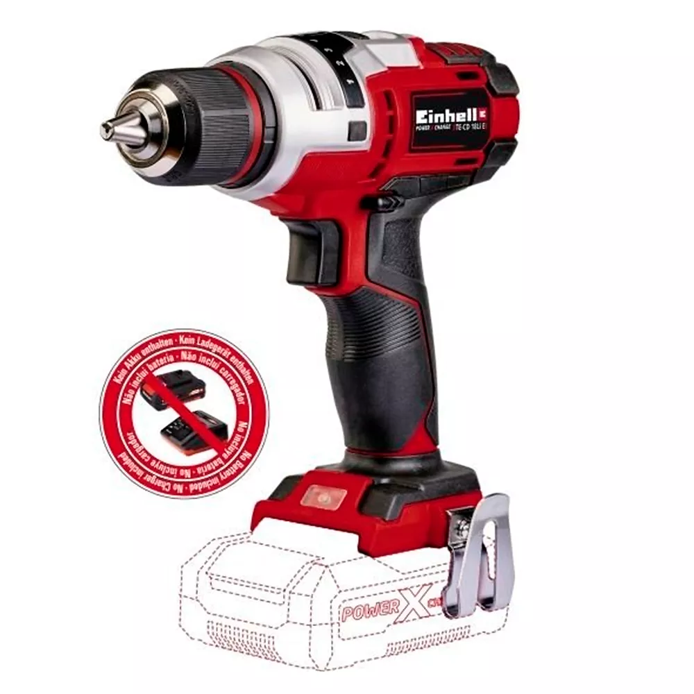 Шуруповерт-дриль Einhell TE-CD 18 Li E - Solo акумуляторний (4513870) Шуруповерт-дриль Einhell TE-CD 18 Li E - Solo акумуляторний (4513870)
