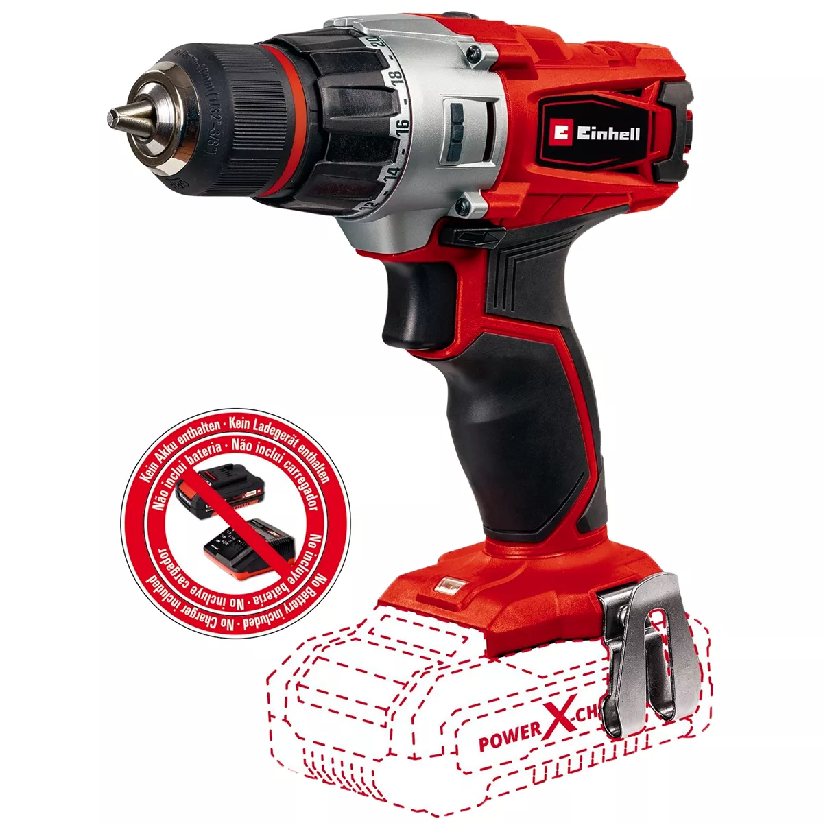 Шуруповерт-дриль Einhell X-Change TE-CD 18/2 Li Solo (4513833) Шуруповерт-дриль Einhell X-Change TE-CD 18/2 Li Solo (4513833)
