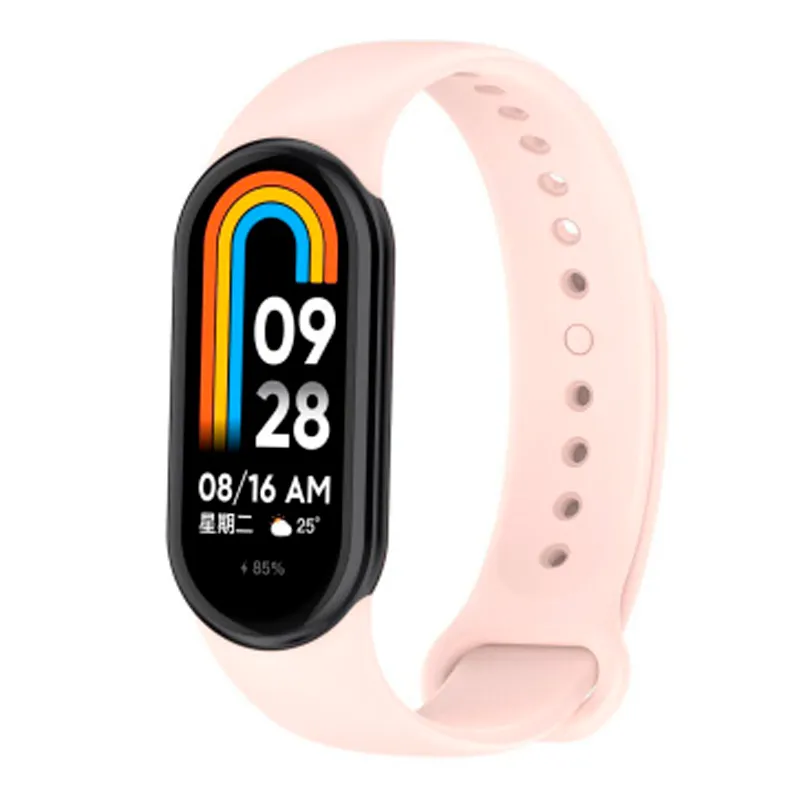 Силіконовий ремінець BeCover для Xiaomi Mi Smart Band 8 Grapefruit-Pink (709390)