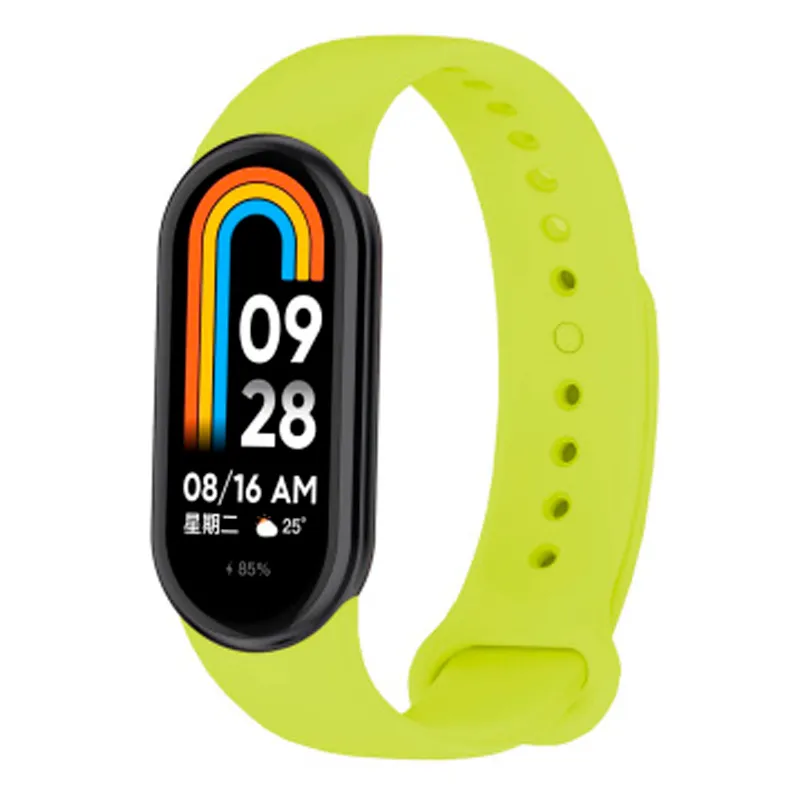 Силіконовий ремінець BeCover для Xiaomi Mi Smart Band 8 Lime (709401)