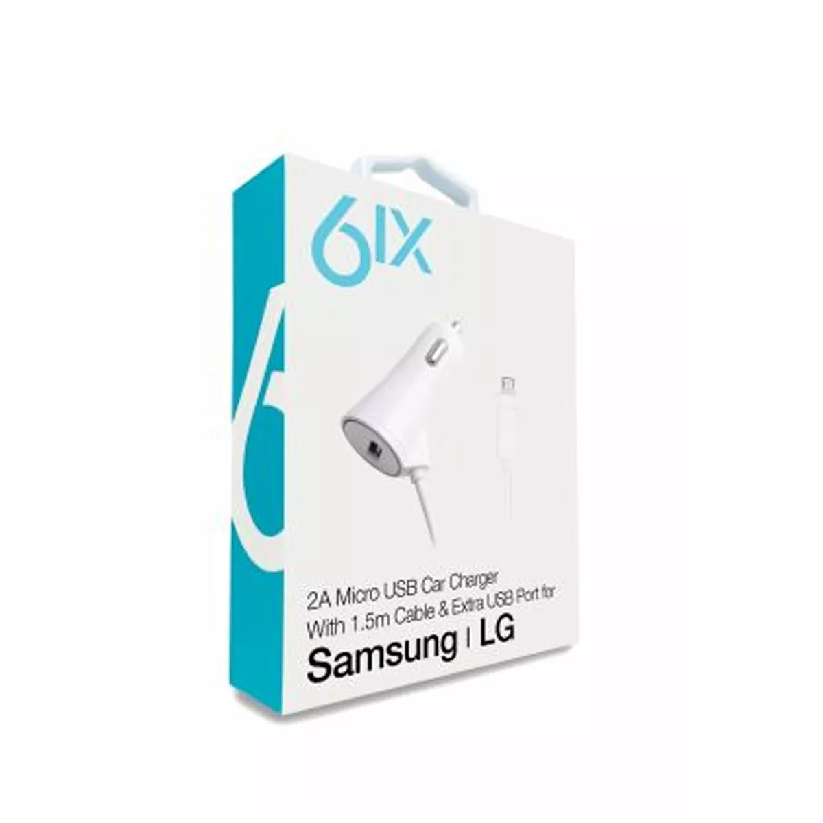 Автомобильное зарядное устройство SIX 2А Micro USB 1.5 m (865876) Автомобильное зарядное устройство SIX 2А Micro USB 1.5 m (865876)