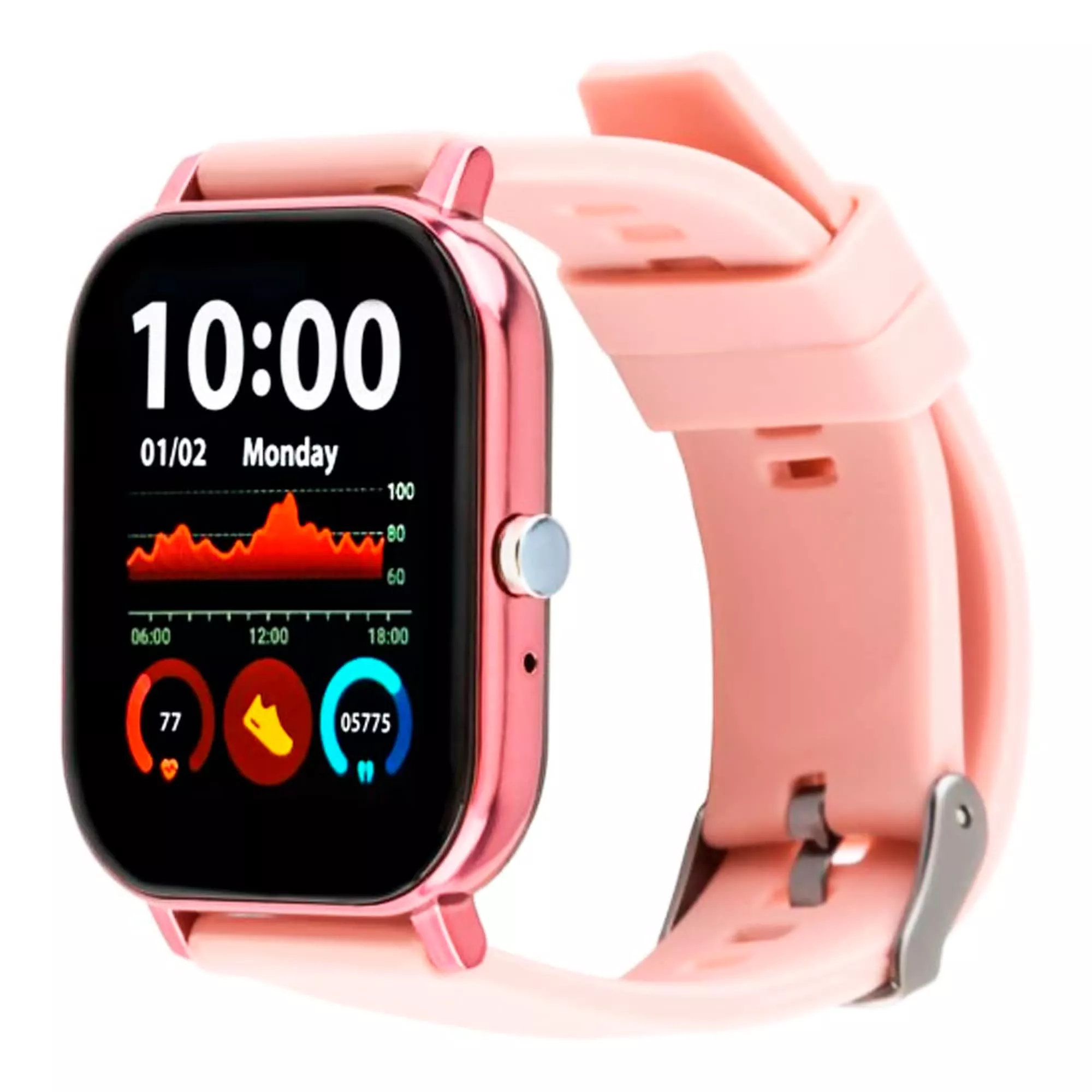 Смарт-часы AMICO GO FUN Pulseoximeter and Tonometer pink (850475)