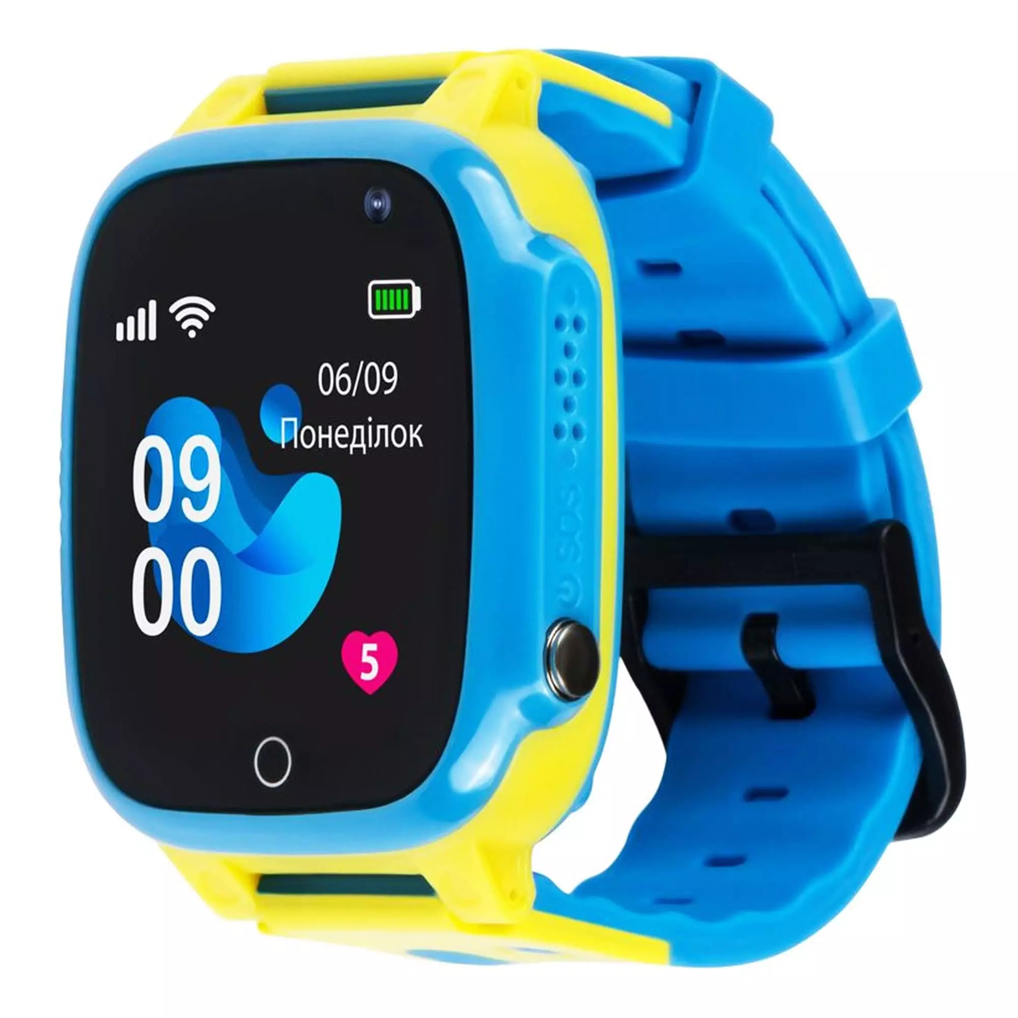 Смарт-часы для детей AmiGo GO008 GLORY GPS WIFI Blu-Yel (976267) Смарт-часы для детей AmiGo GO008 GLORY GPS WIFI Blu-Yel (976267)