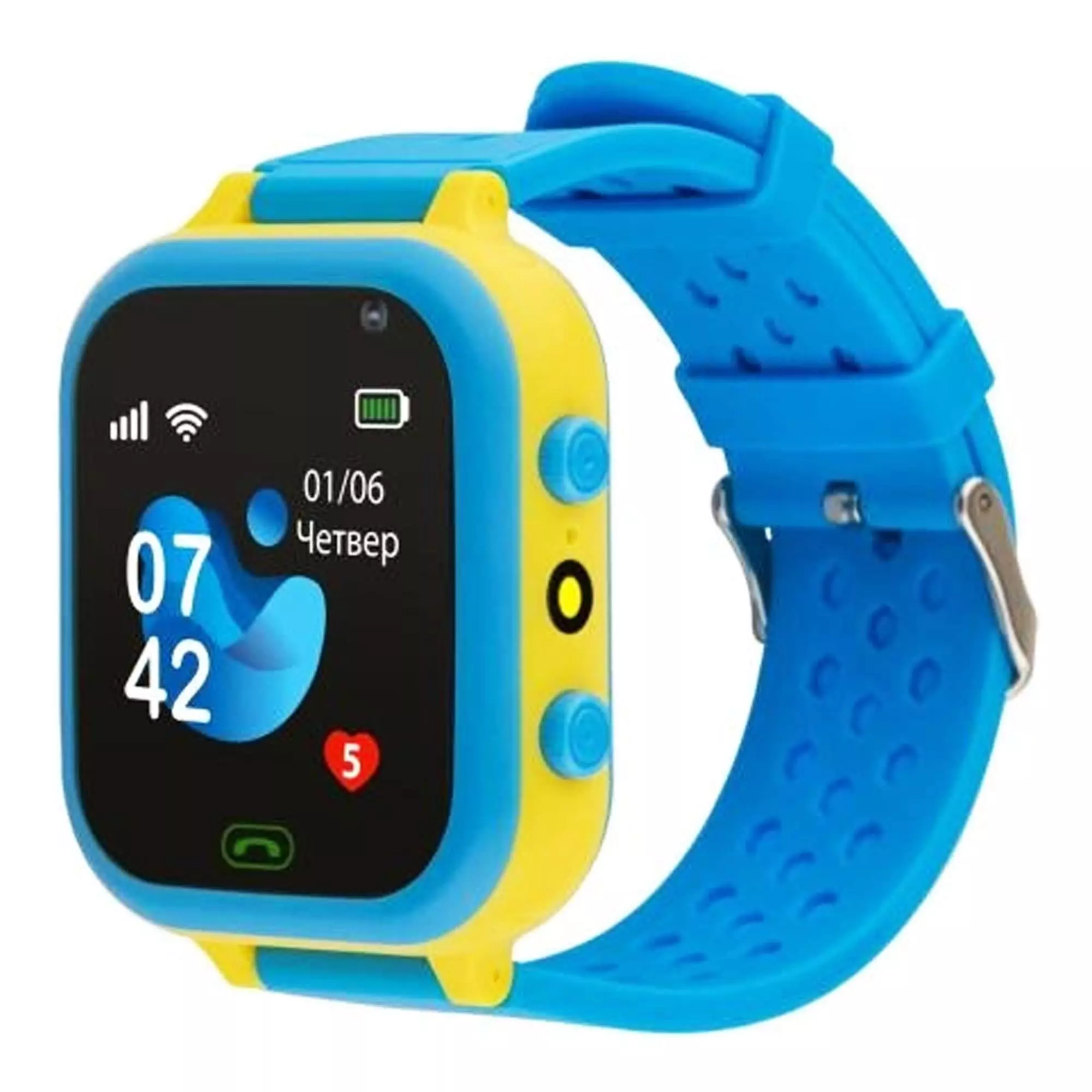 Смарт часы для детей AmiGo GO009 BlueYel. (996383) Смарт часы для детей AmiGo GO009 BlueYel. (996383)