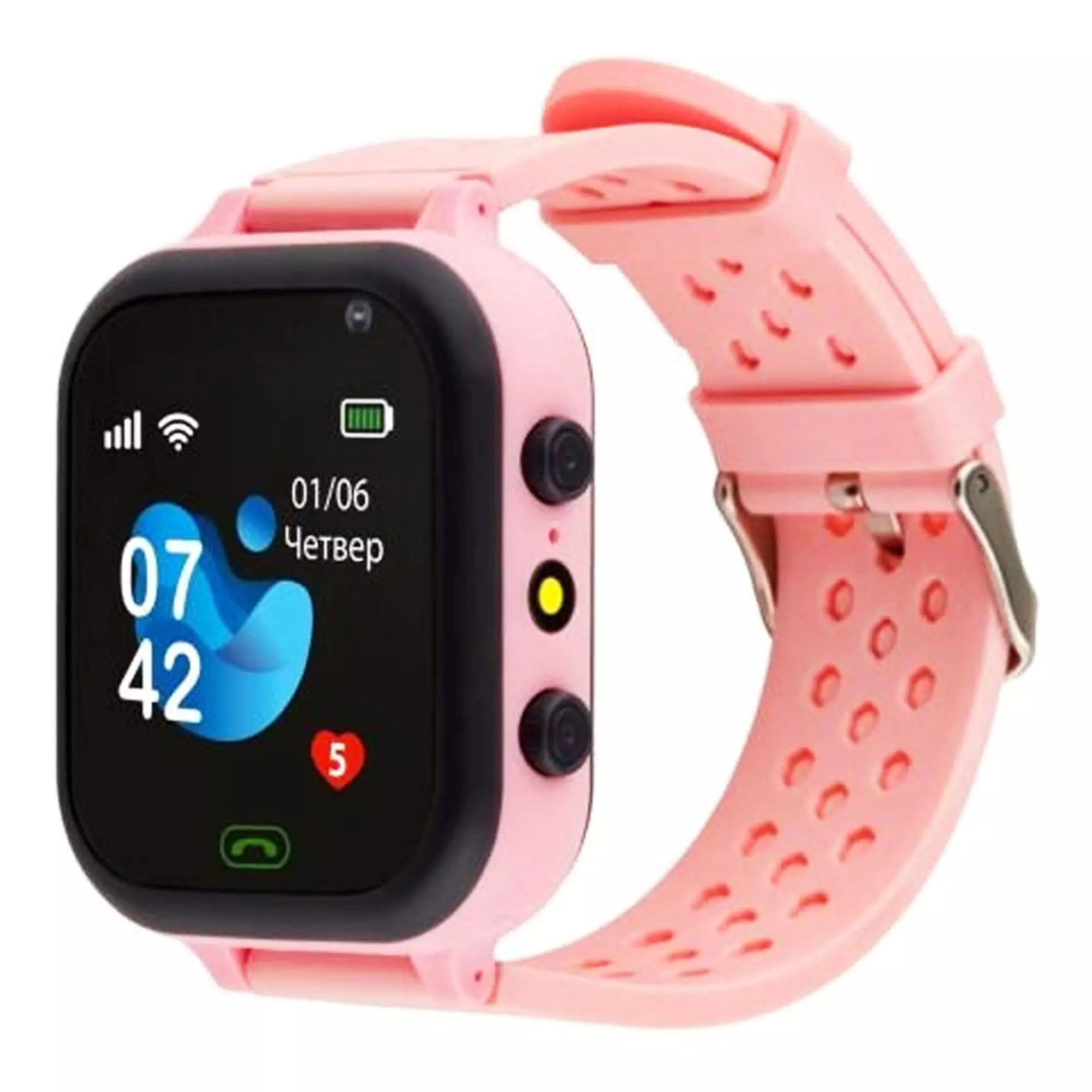 Смарт часы для детей AmiGo GO009 Pink (996384) Смарт часы для детей AmiGo GO009 Pink (996384)