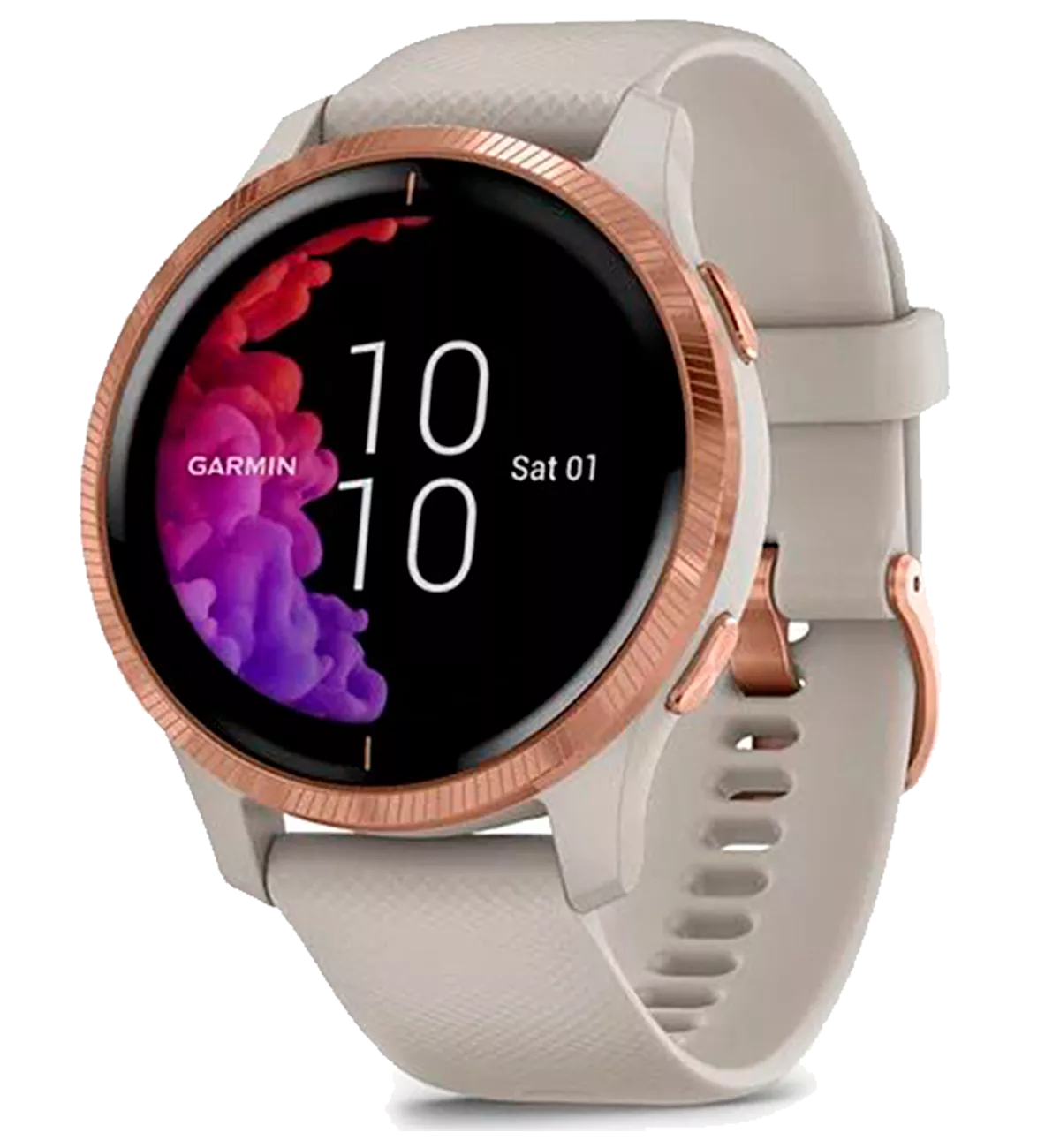 Смарт-годинник Garmin Venu Light Sand/Rose Gold (010-02173-23)