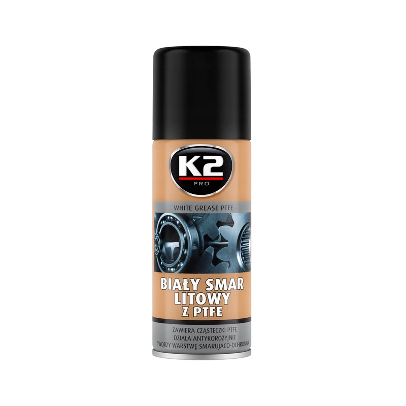 Смазка литиевая K2 PRO WHITE GREASE PTFE 400 мл (W121) Смазка литиевая K2 PRO WHITE GREASE PTFE 400 мл (W121)