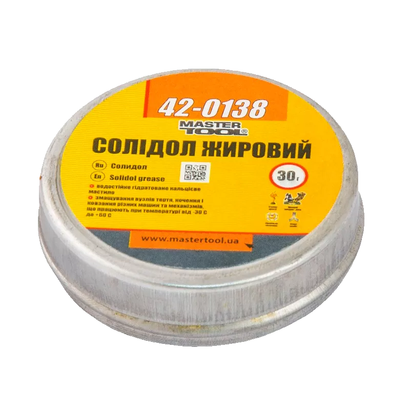 Солідол жировий MASTER TOOL жерсть 30г (42-0138) Солідол жировий MASTER TOOL жерсть 30г (42-0138)