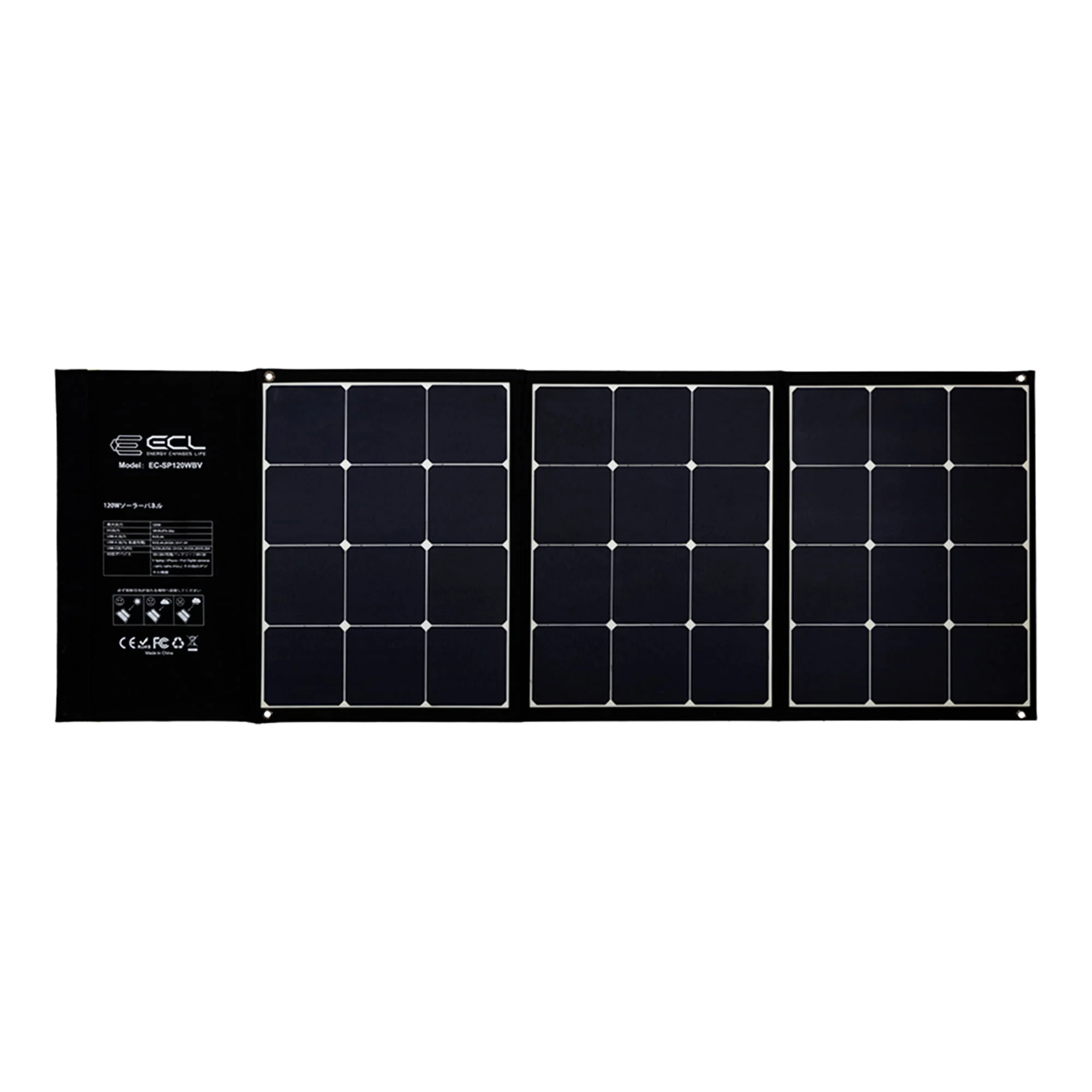 Солнечная панель ECL EC-SP120WBV 120W (PB930661) Солнечная панель ECL EC-SP120WBV 120W (PB930661)